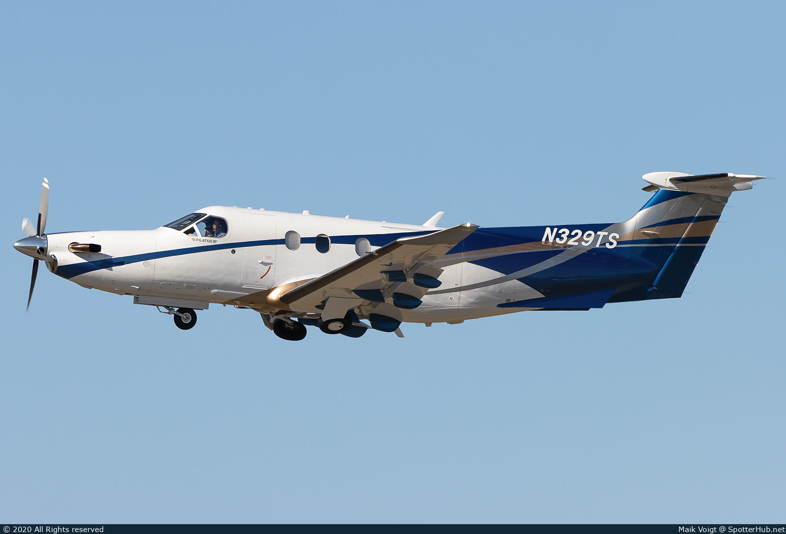 Photo of N329TS - Pilatus PC-12 NG operated by Private
