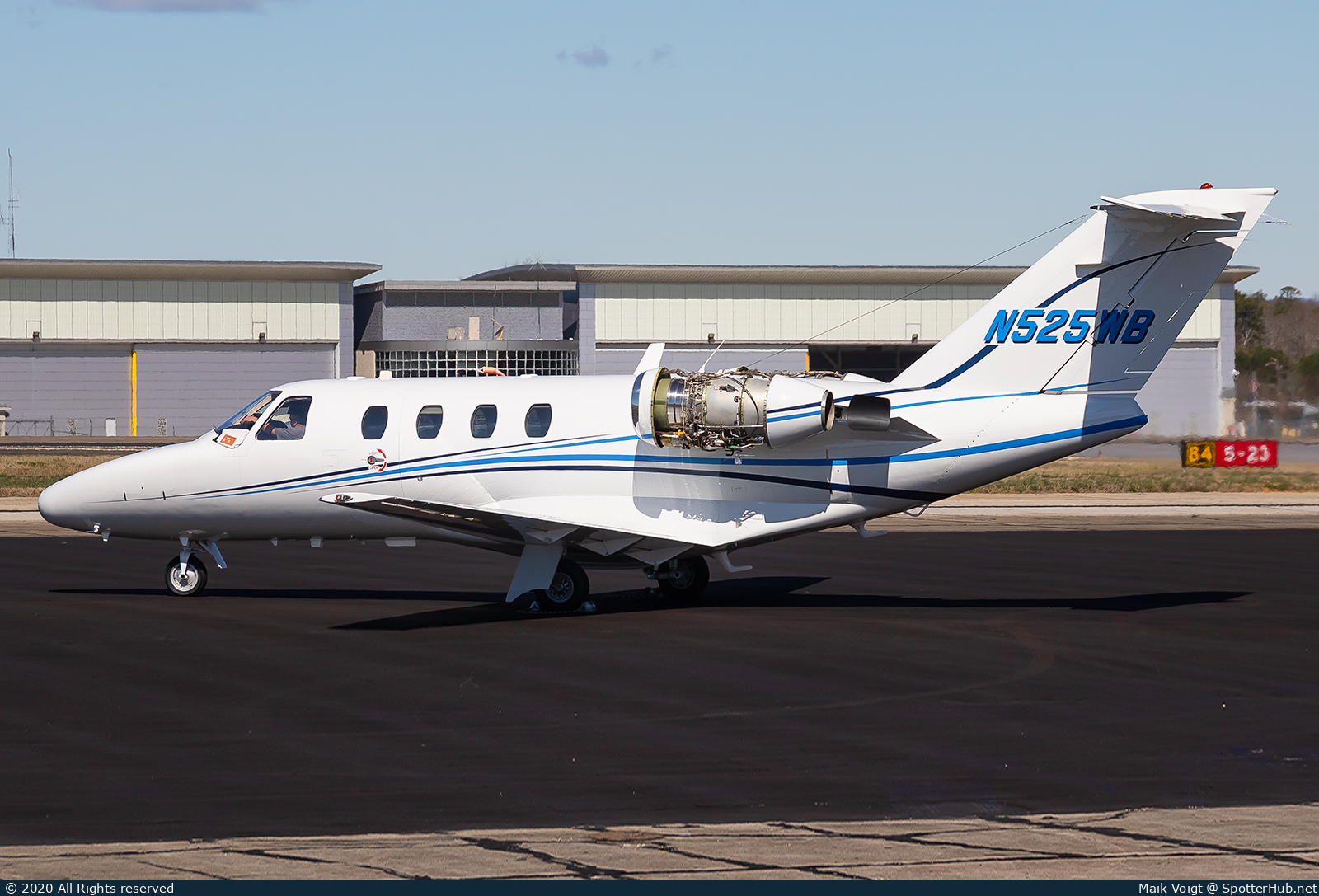 Photo of N525WB - Cessna 525 CitationJet operated by Private