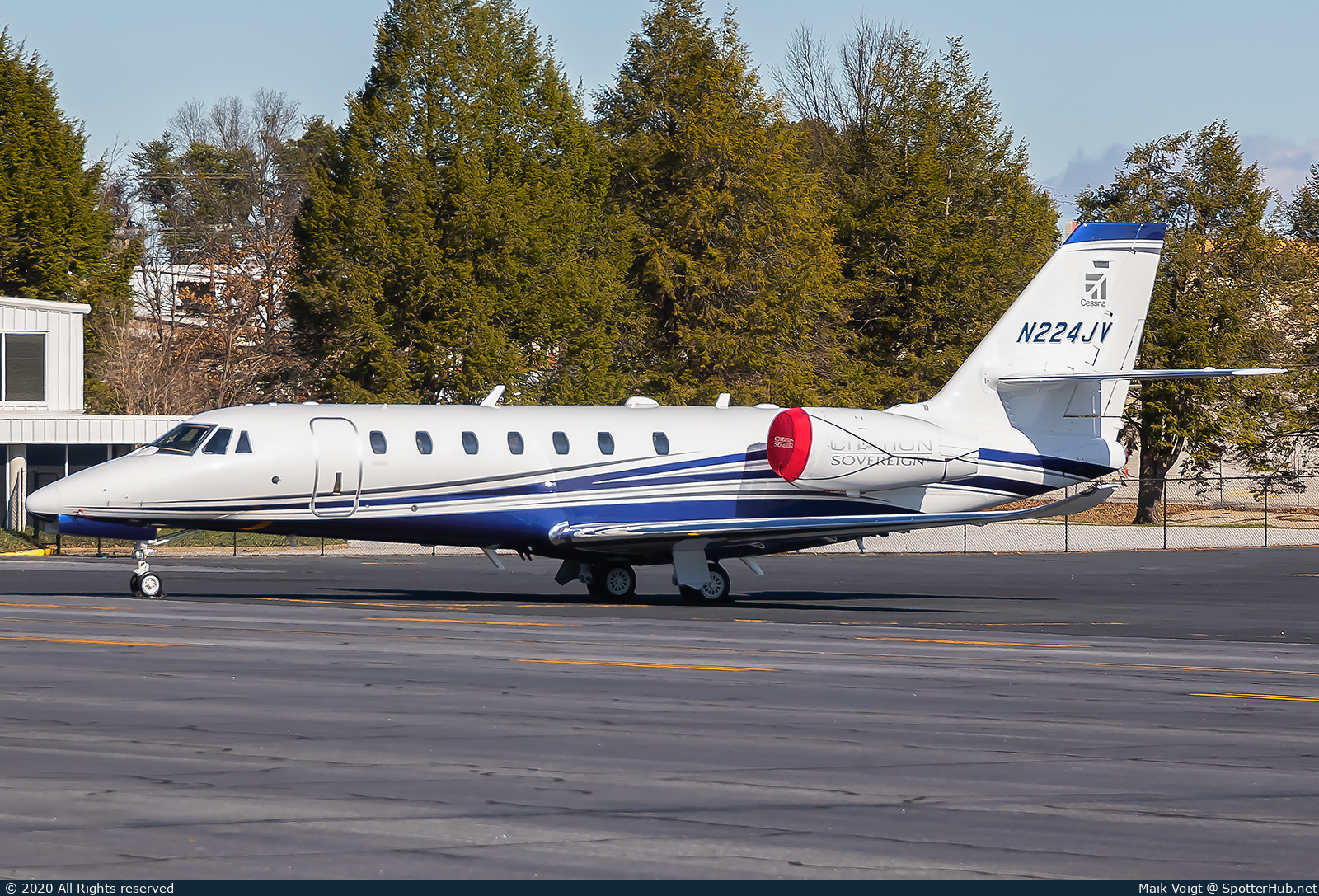 Photo of N224JV - Cessna 680 Citation Sovereign+ operated by Vannoy Construction Co.