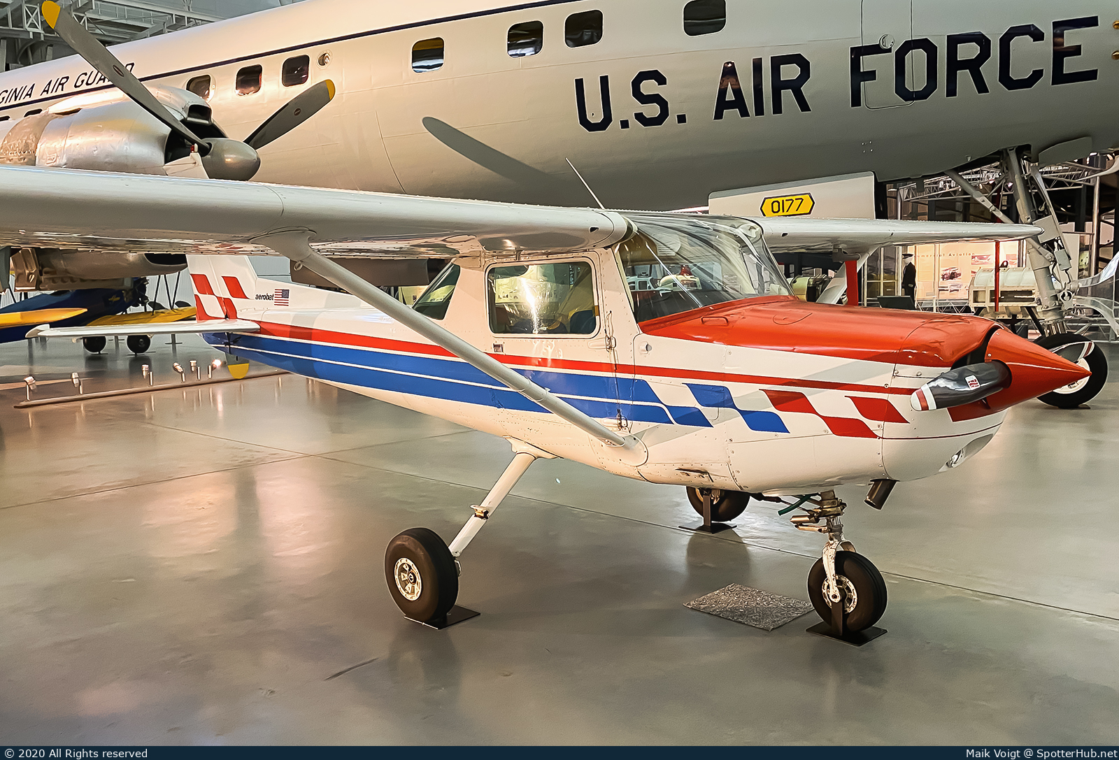 Photo of N7557L - Cessna A152 Aerobat operated by National Air and Space Museum