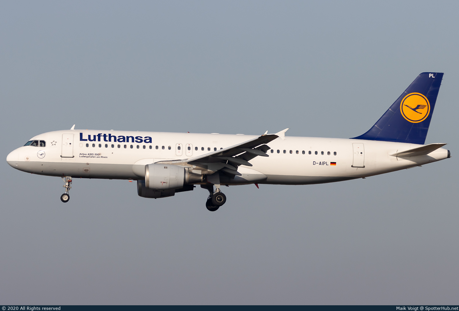 Photo of D-AIPL - Airbus A320-211 operated by Lufthansa