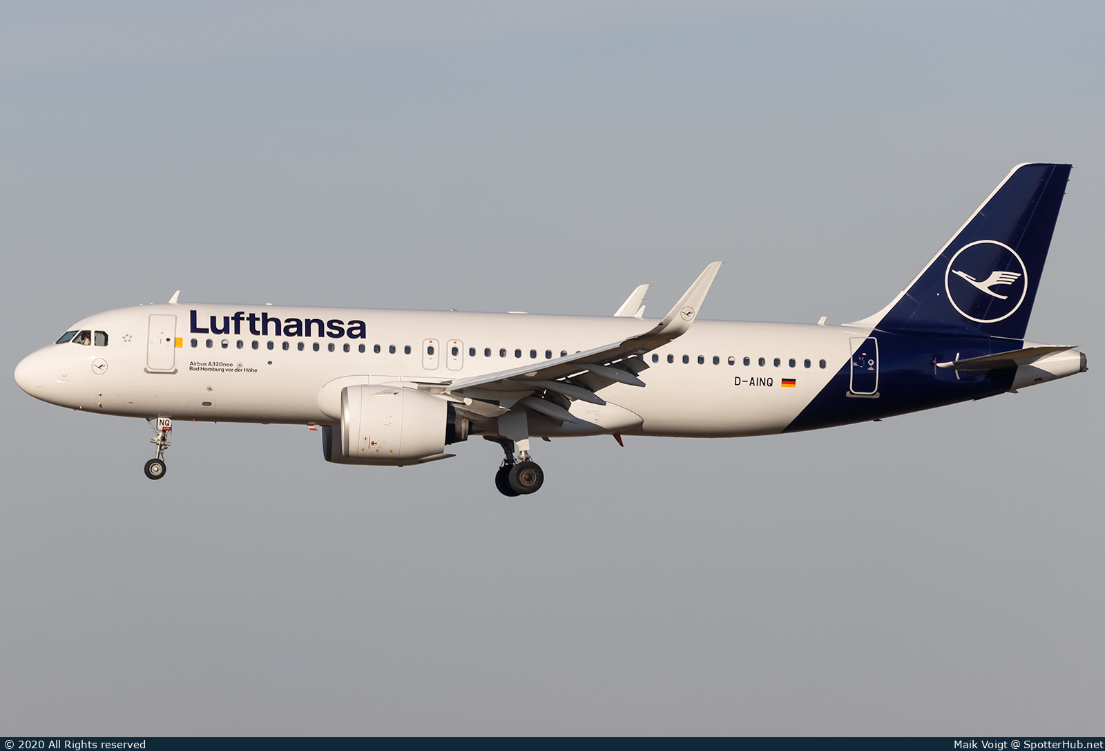 Photo of D-AINQ - Airbus A320-271N operated by Lufthansa