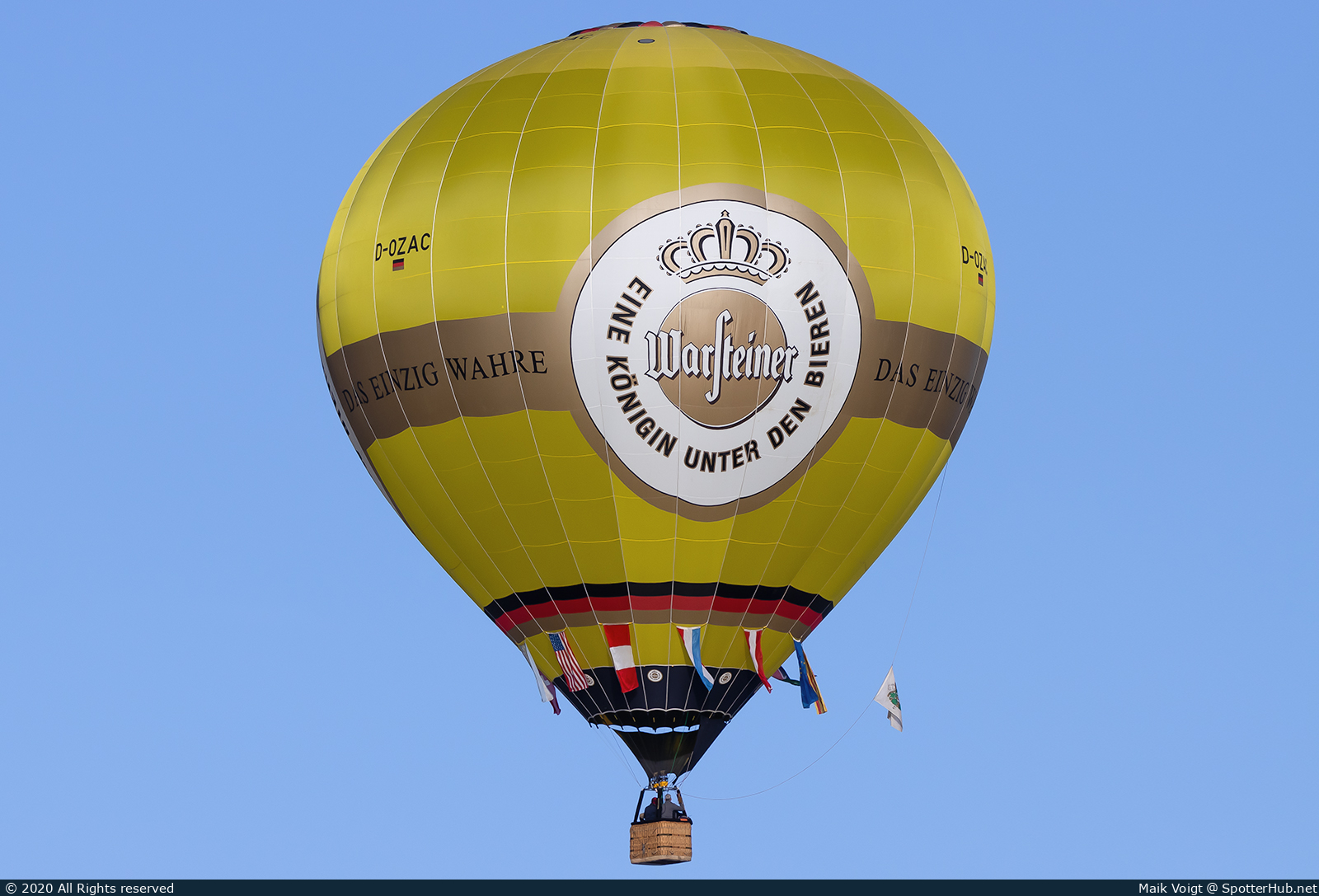 Photo of D-OZAC - SCHROEDER fire balloons G34/24 operated by Warsteiner Happy Ballooning