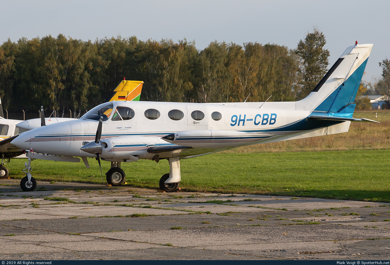 Photo of 9H-CBB - Cessna 340A operated by Private