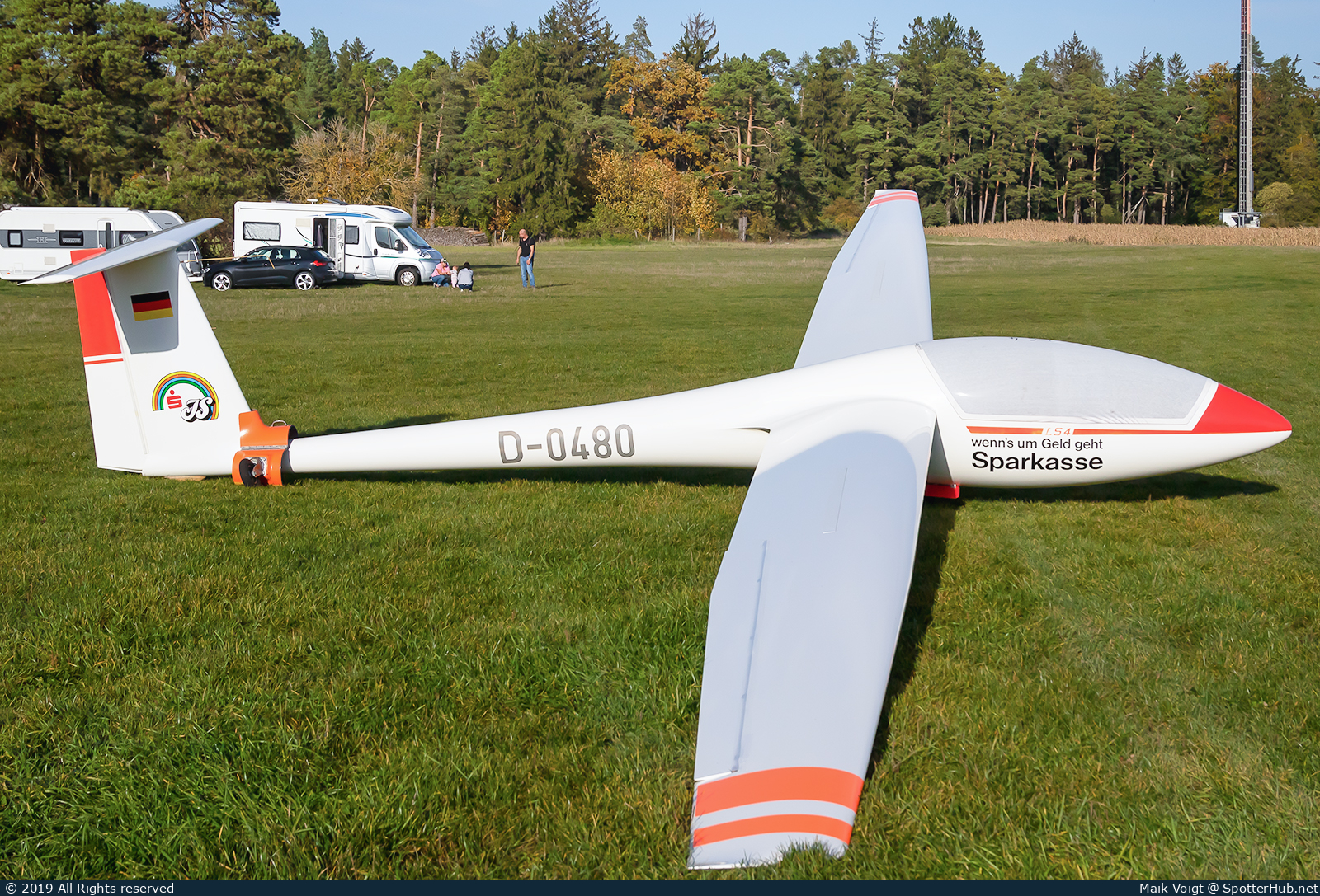 Photo of D-0480 - Rolladen-Schneider LS4-a operated by Aeroclub Greding