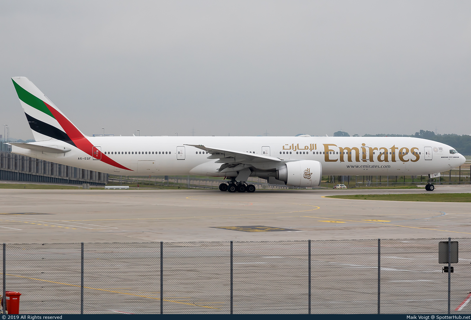 Photo of A6-EQF - Boeing 777-31H(ER) operated by Emirates