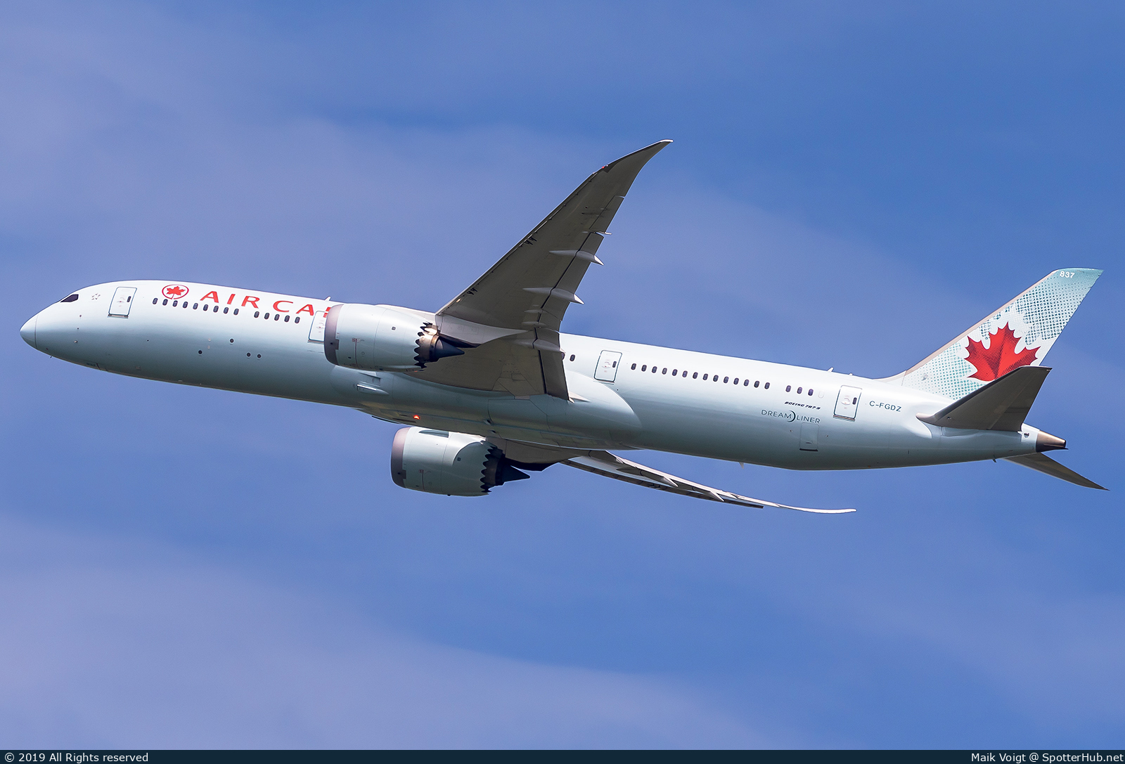 Photo of C-FGDZ - Boeing 787-9 Dreamliner operated by Air Canada