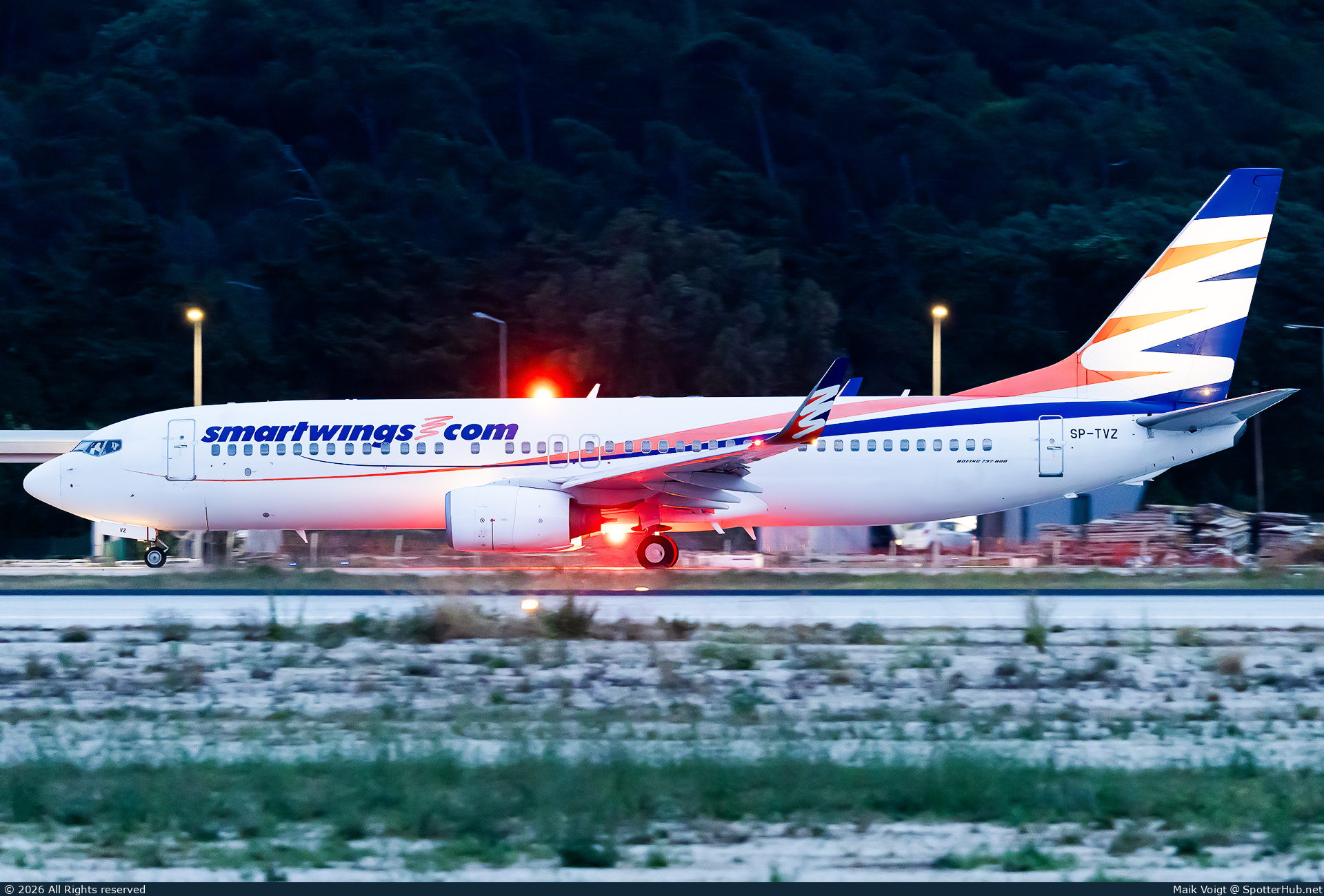 Photo of SP-TVZ - Boeing 737-8BK operated by SmartWings Poland