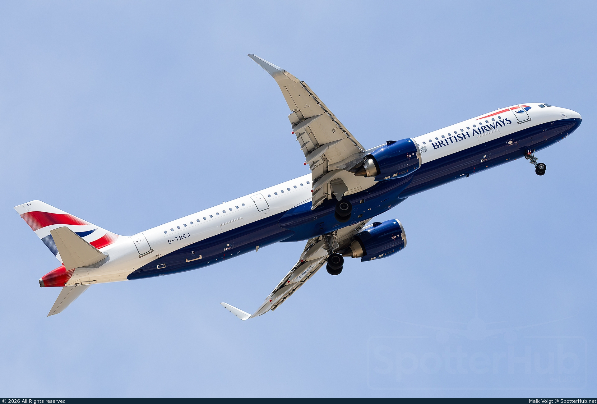Photo of G-TNEJ - Airbus A321-251NX operated by British Airways