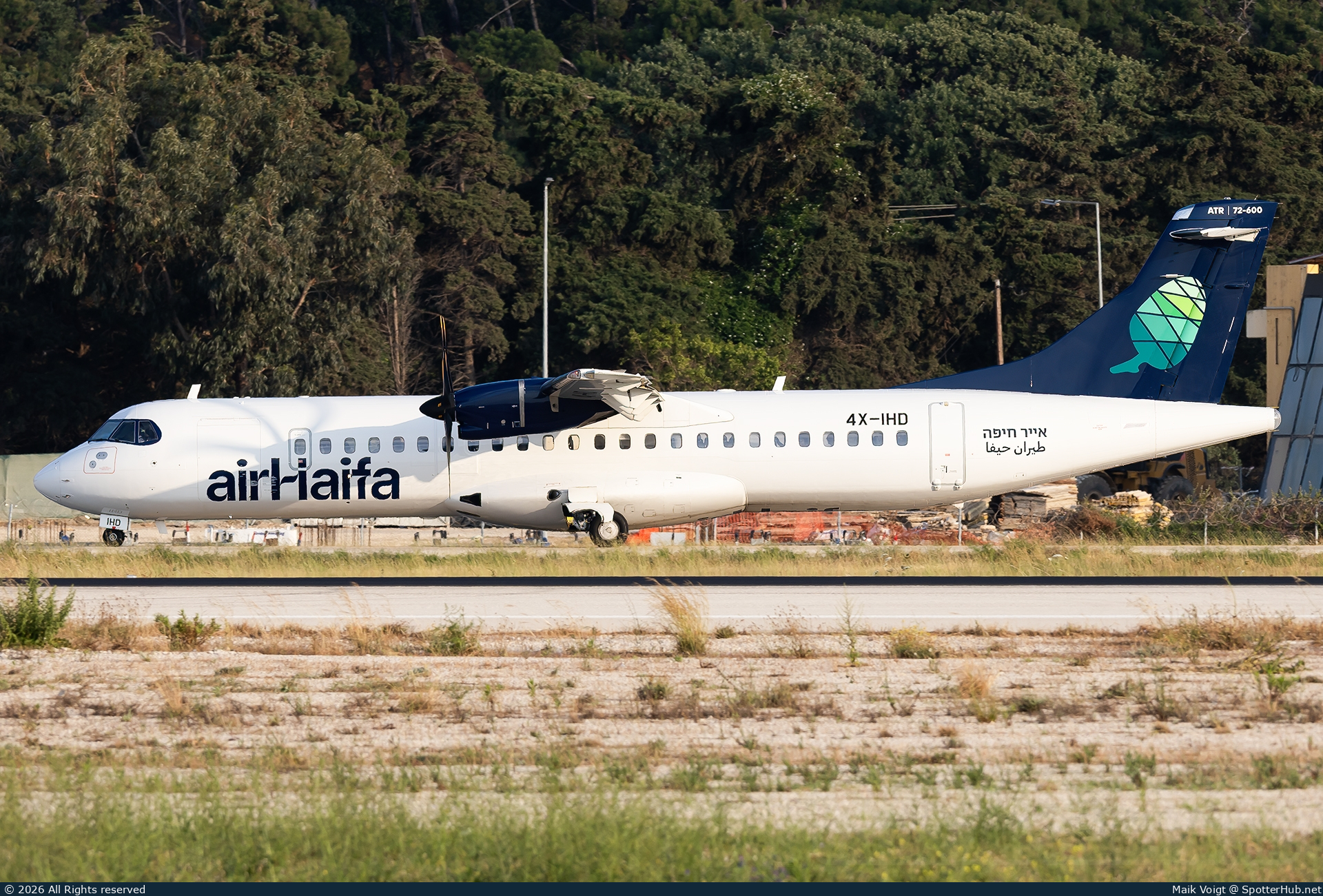Photo of 4X-IHD - ATR 72-600 operated by airHaifa