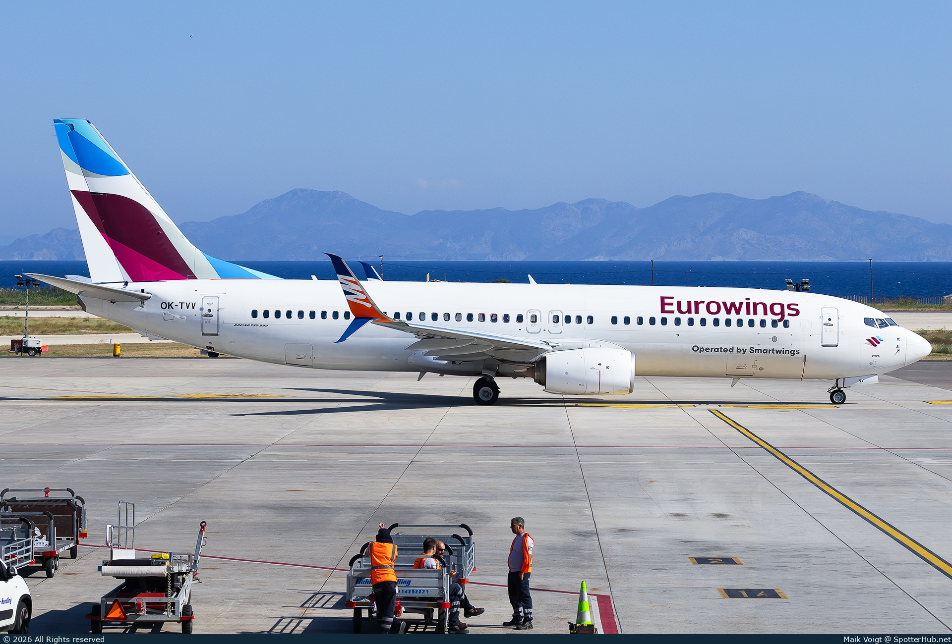 Photo of OK-TVV - Boeing 737-86N operated by Eurowings (opb SmartWings)