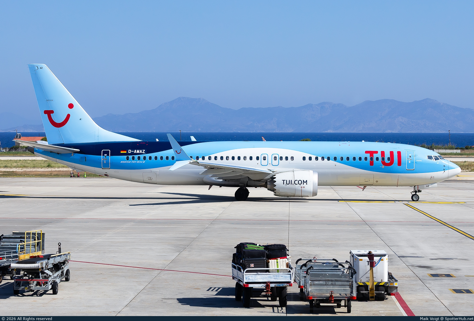 Photo of D-AMAZ - Boeing 737 MAX 8 operated by TUIfly