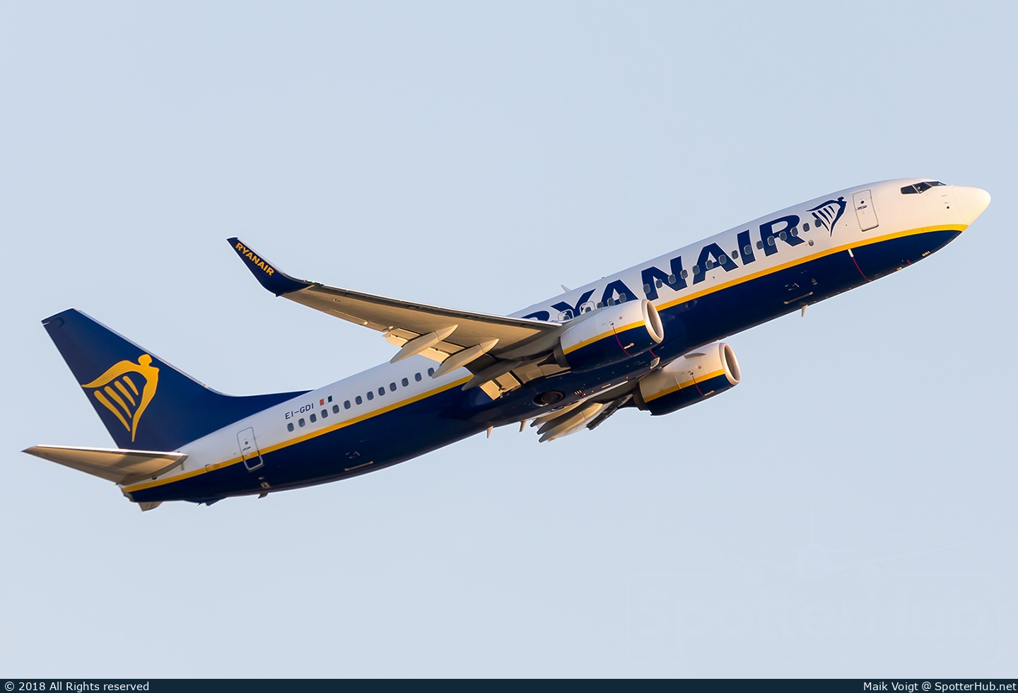 Photo of EI-GDI - Boeing 737-8AS operated by Ryanair