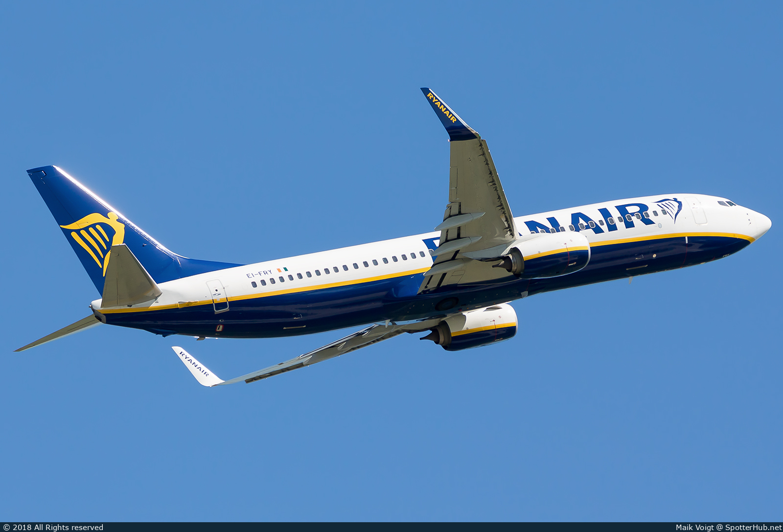 Photo of EI-FRY - Boeing 737-8AS operated by Ryanair