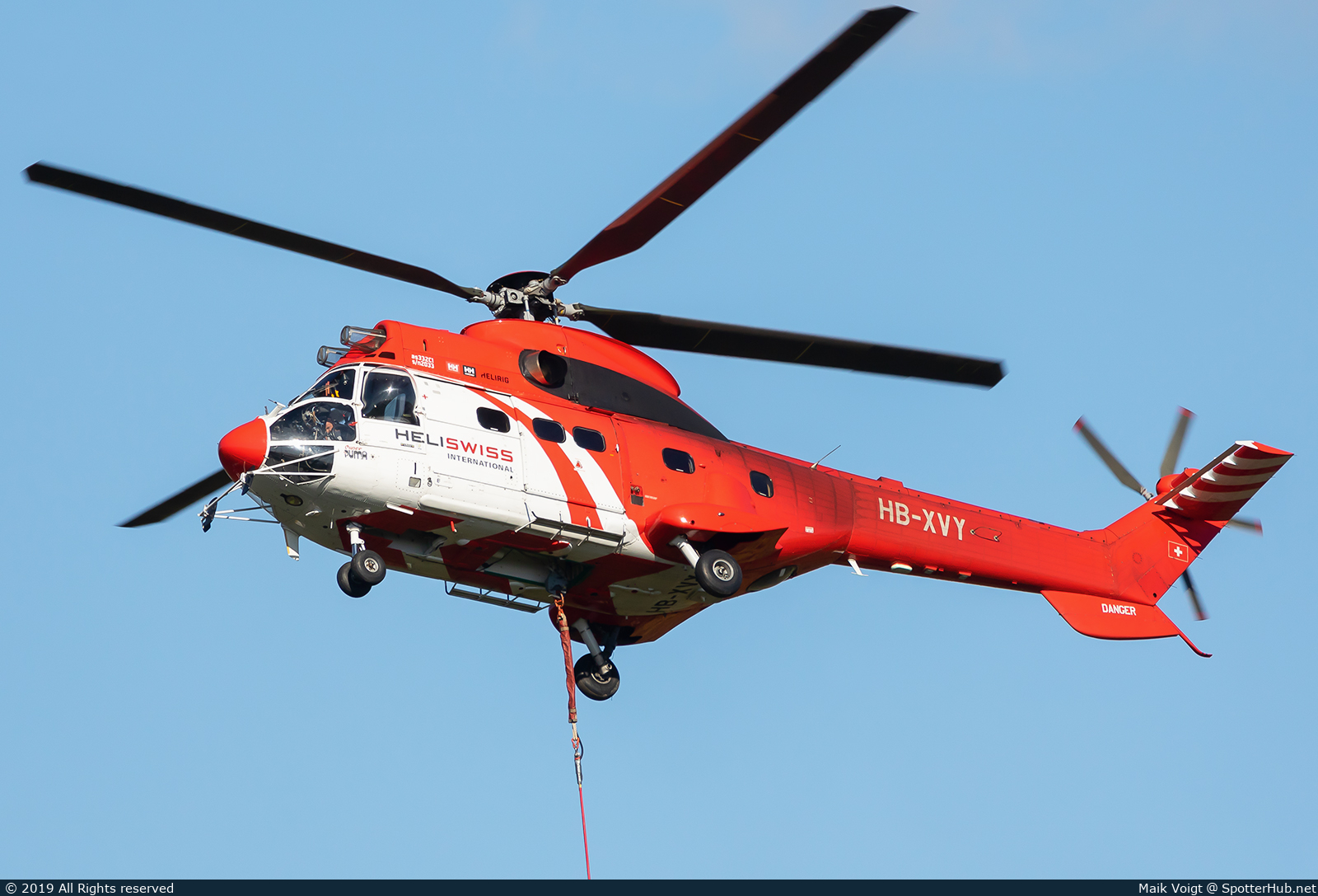 Photo of HB-XVY - Aérospatiale AS332C1 Super Puma operated by Heliswiss International
