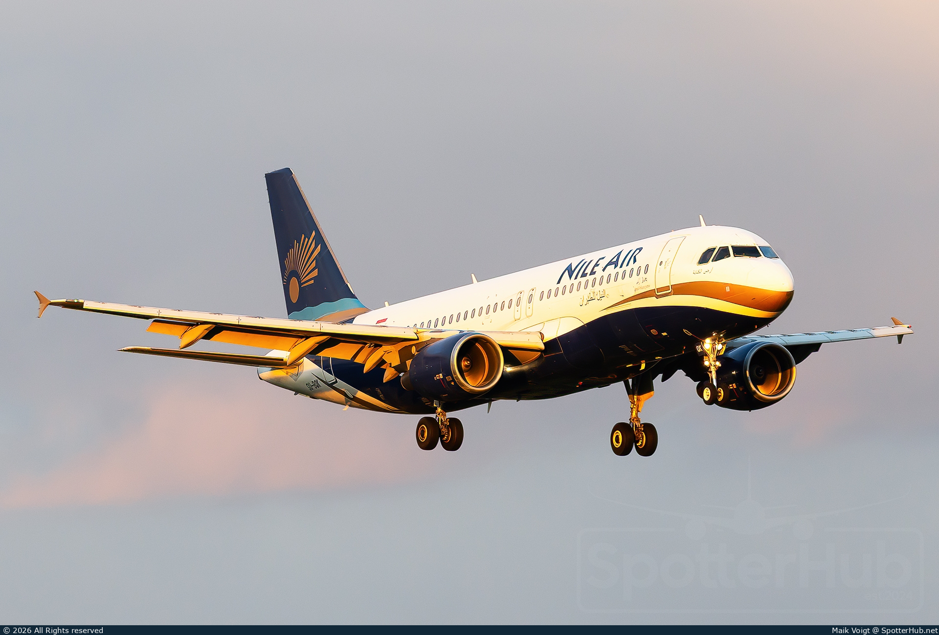 Photo of SU-BQK - Airbus A320-214 operated by Nile Air