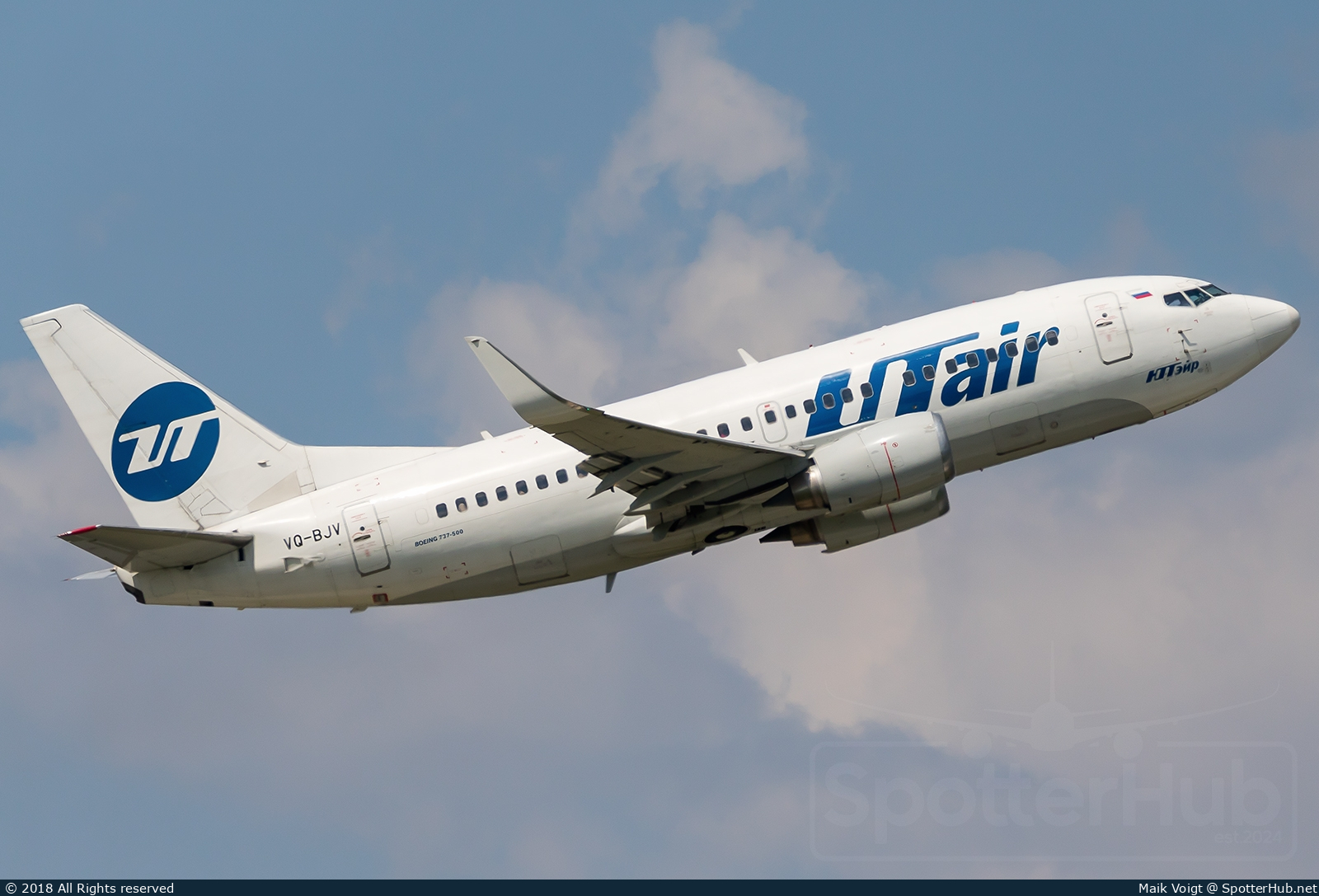 Photo of VQ-BJV - Boeing 737-524 operated by Utair