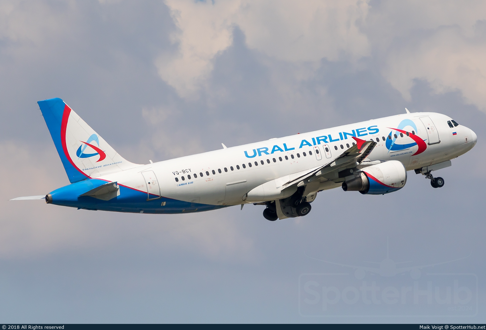 Photo of VQ-BCY - Airbus A320-214 operated by Ural Airlines