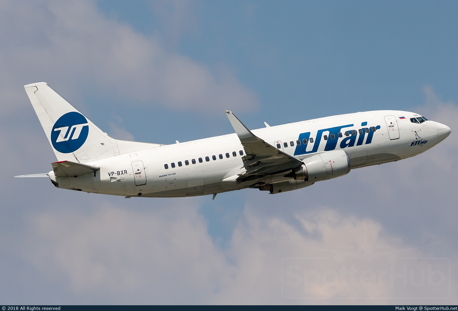 Photo of VP-BXR - Boeing 737-524 operated by Utair