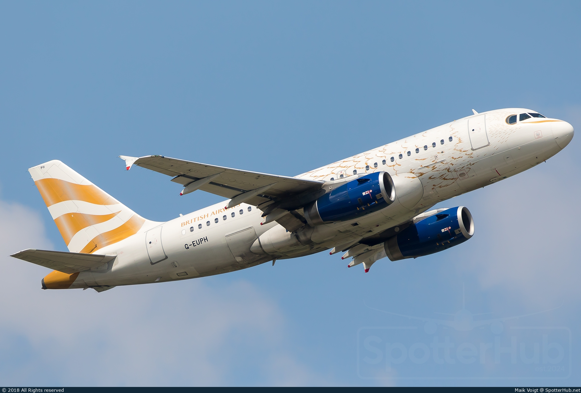Photo of G-EUPH - Airbus A319-131 operated by British Airways