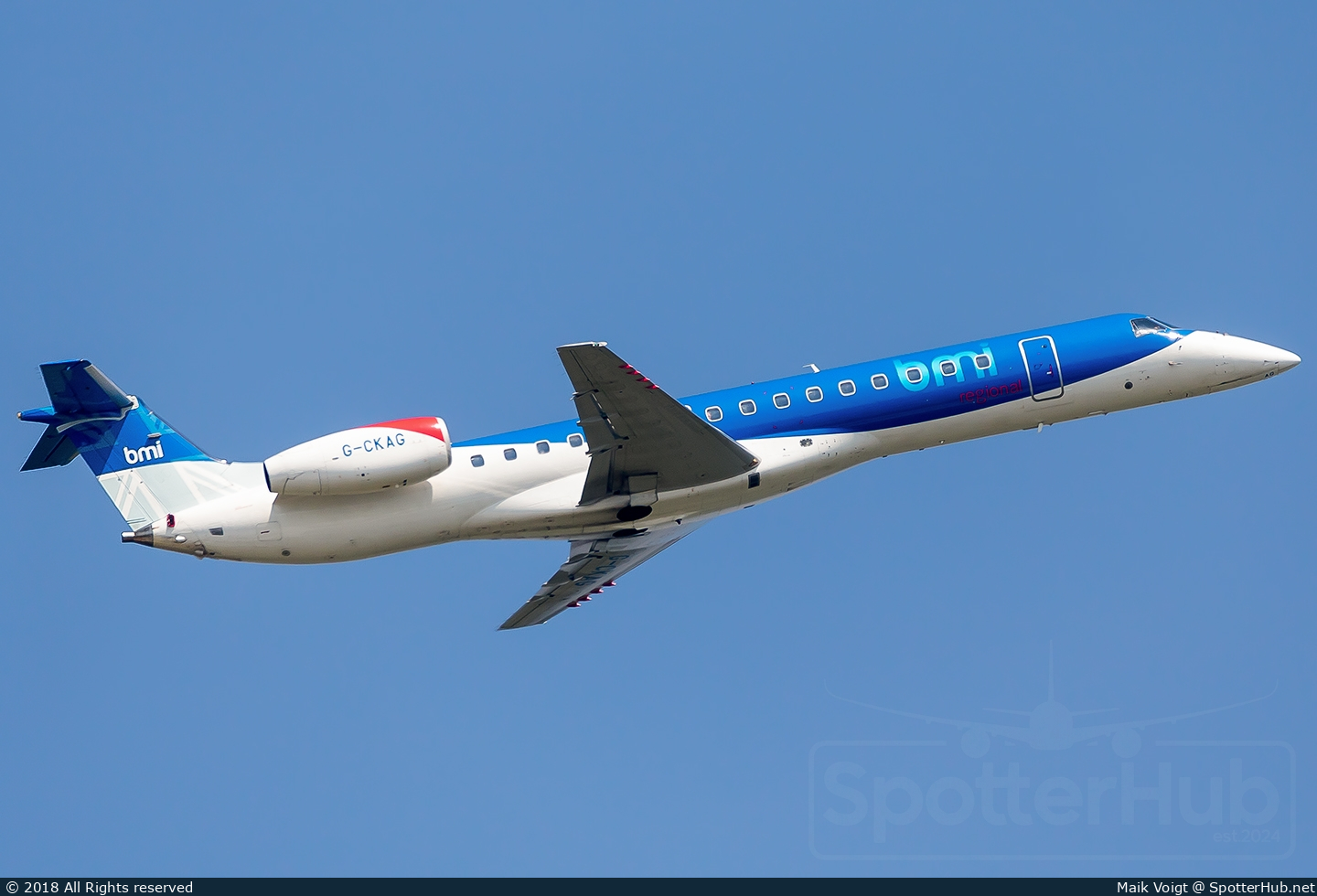 Photo of G-CKAG - Embraer ERJ-145EP operated by bmi Regional