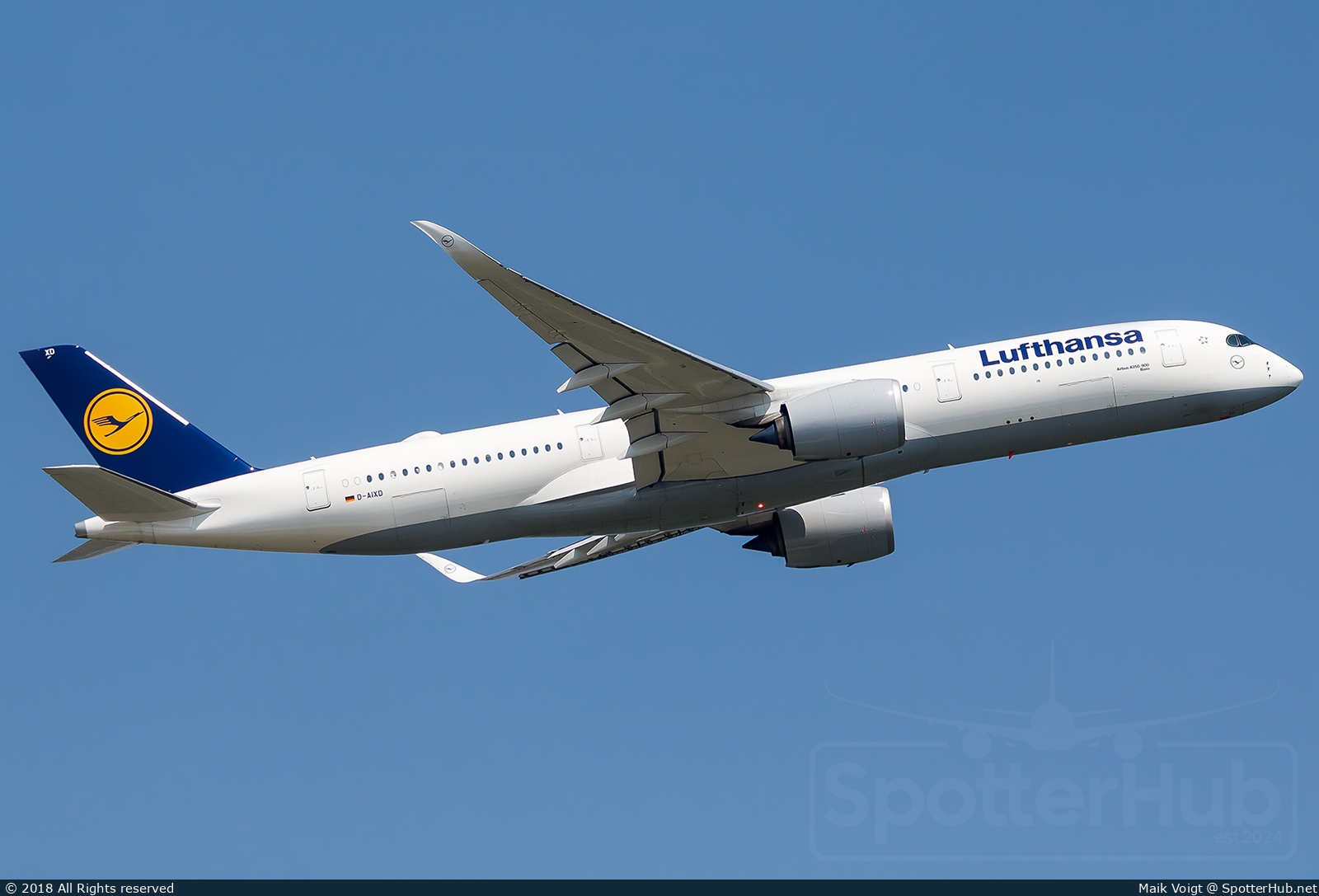Photo of D-AIXD - Airbus A350-941 operated by Lufthansa