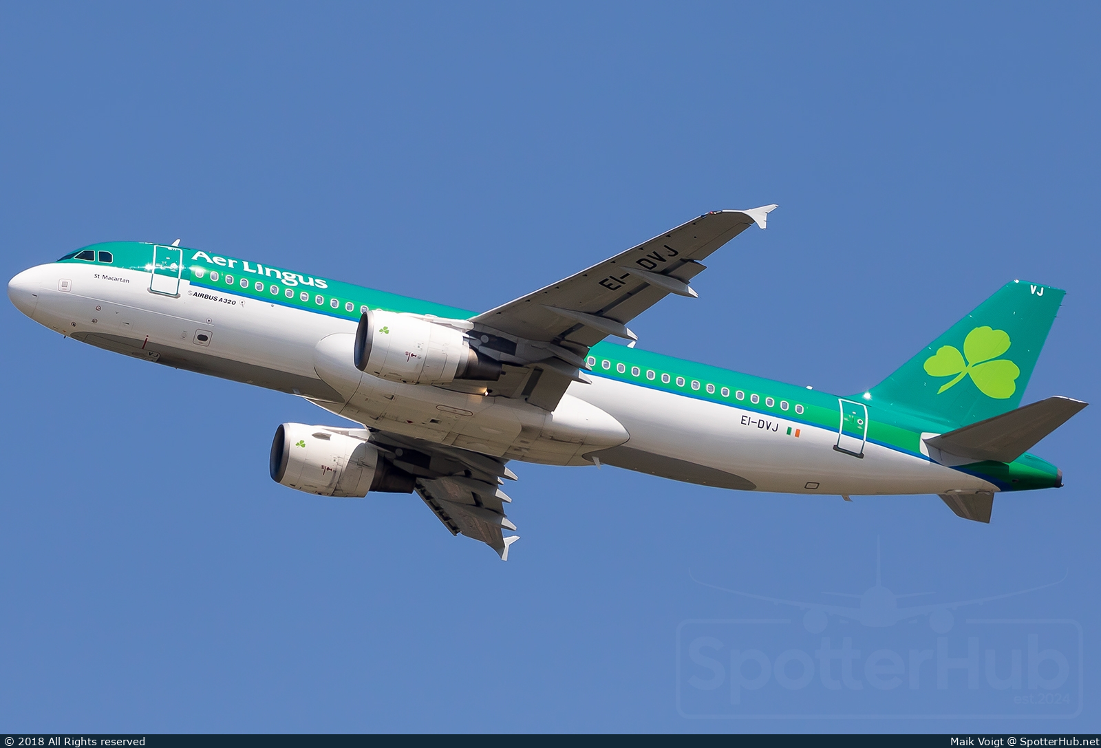 Photo of EI-DVJ - Airbus A320-214 operated by Aer Lingus