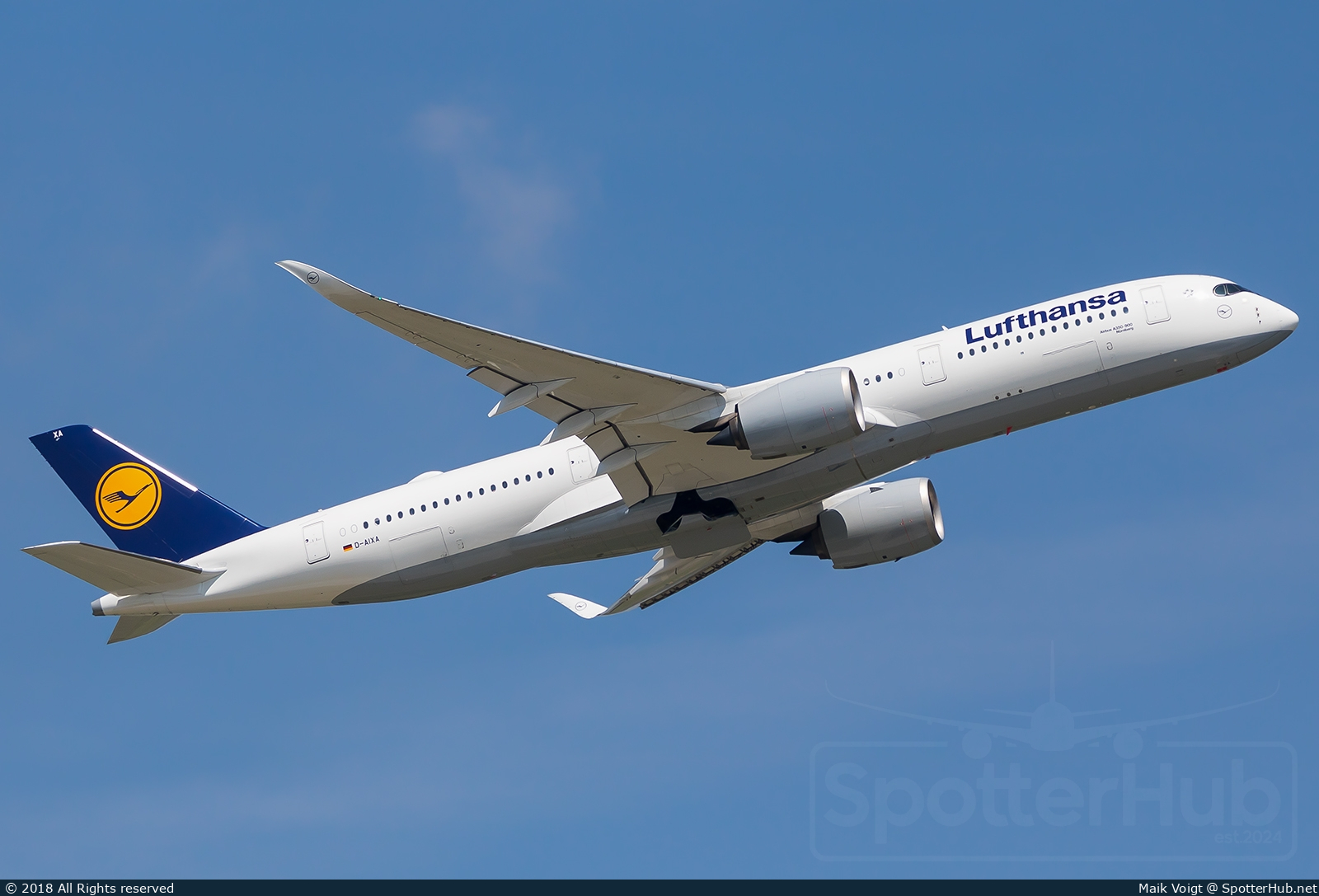 Photo of D-AIXA - Airbus A350-941 operated by Lufthansa