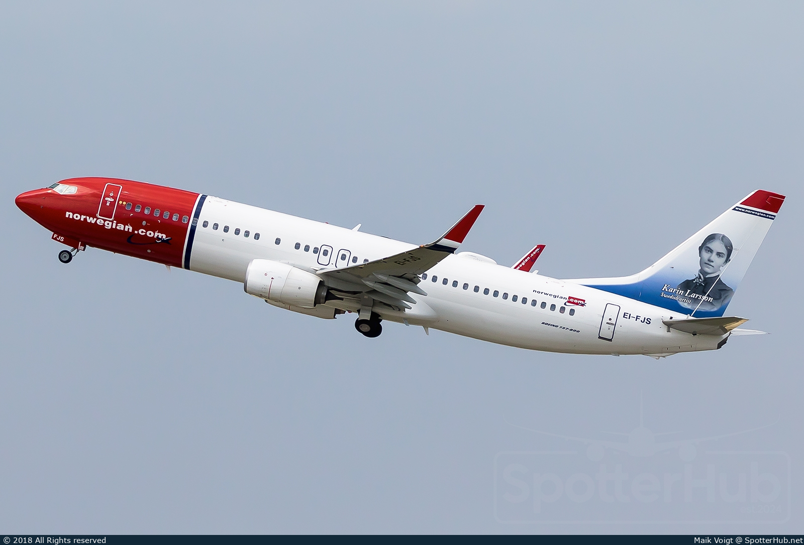 Photo of EI-FJS - Boeing 737-8JP operated by Norwegian Air International
