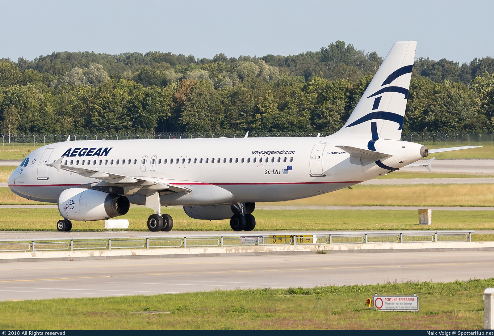Photo of SX-DVI - Airbus A320-232 operated by Aegean Airlines