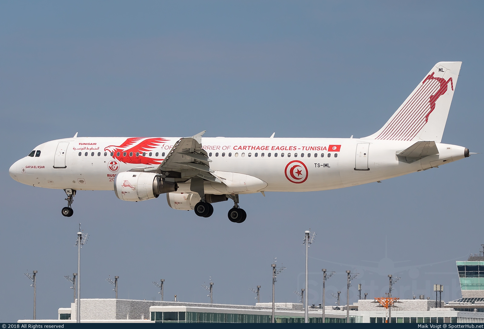Photo of TS-IML - Airbus A320-211 operated by Tunisair