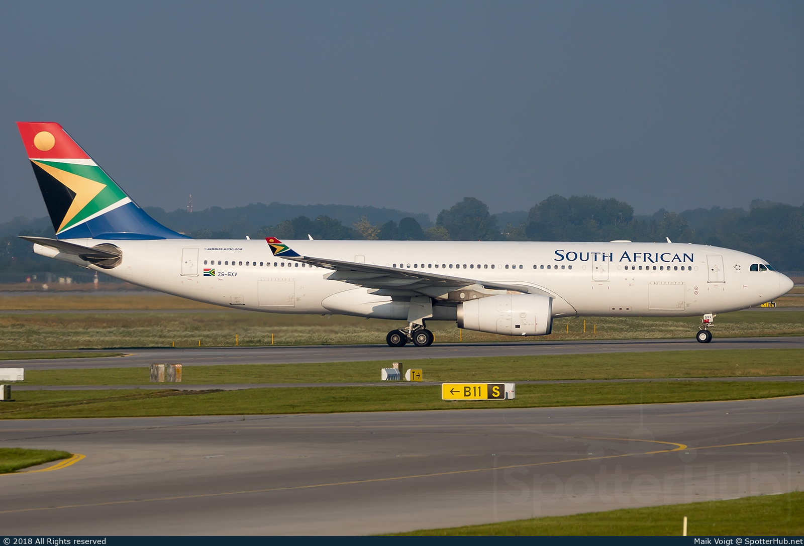 Photo of ZS-SXV - Airbus A330-243 operated by South African Airways