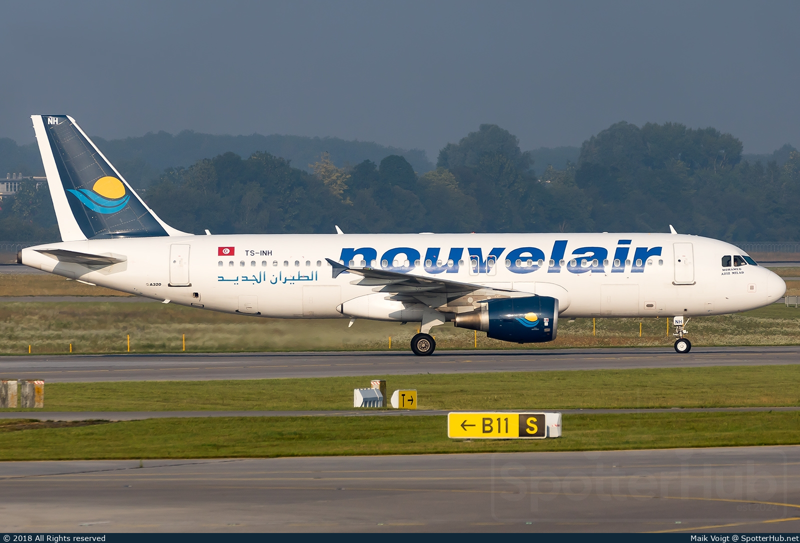 Photo of TS-INH - Airbus A320-214 operated by Nouvelair