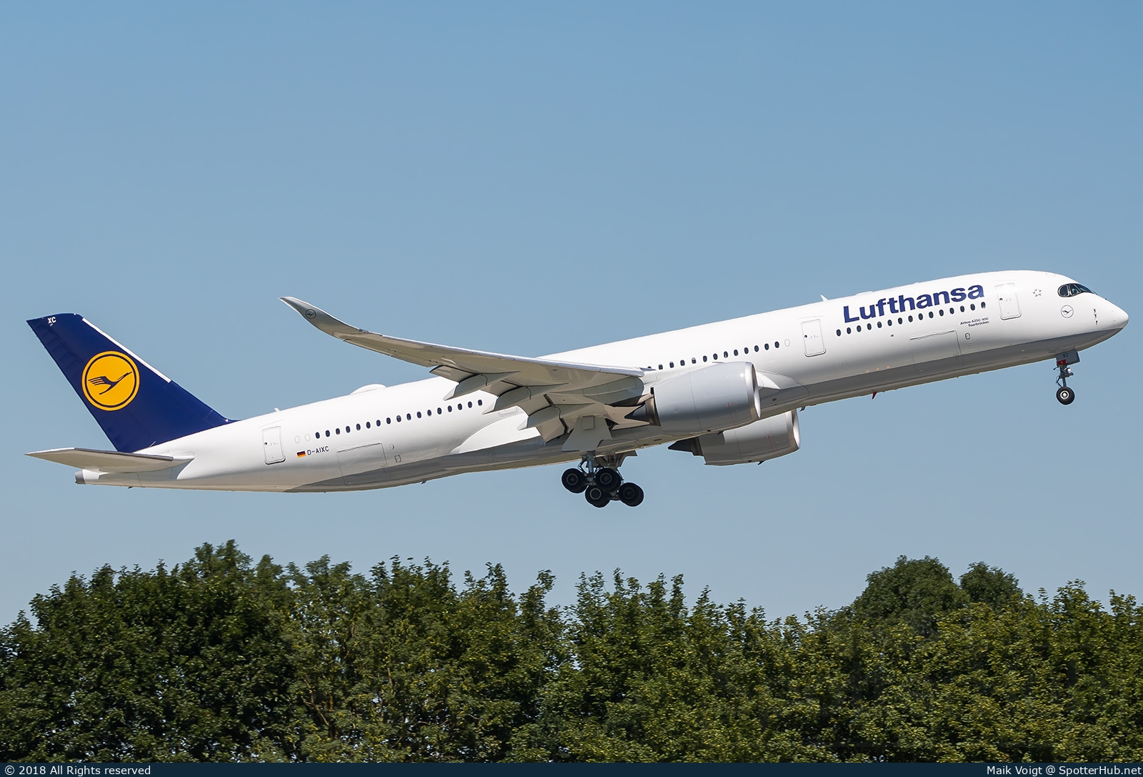 Photo of D-AIXC - Airbus A350-941 operated by Lufthansa
