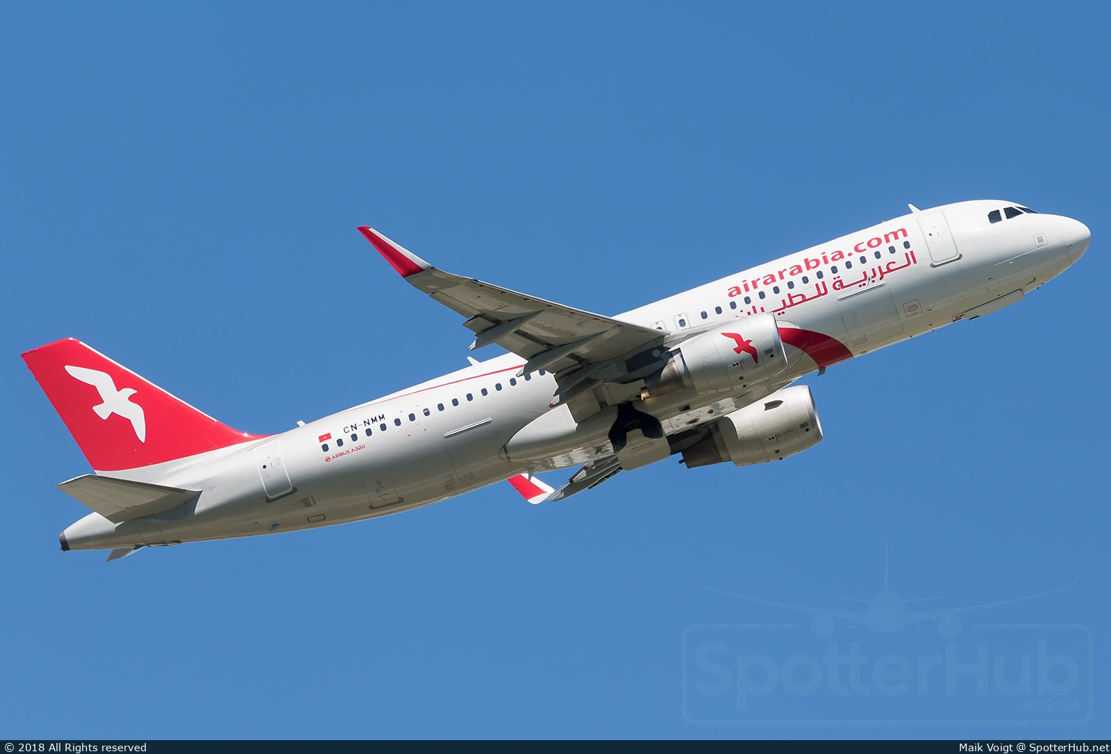 Photo of CN-NMM - Airbus A320-214 operated by Air Arabia Maroc