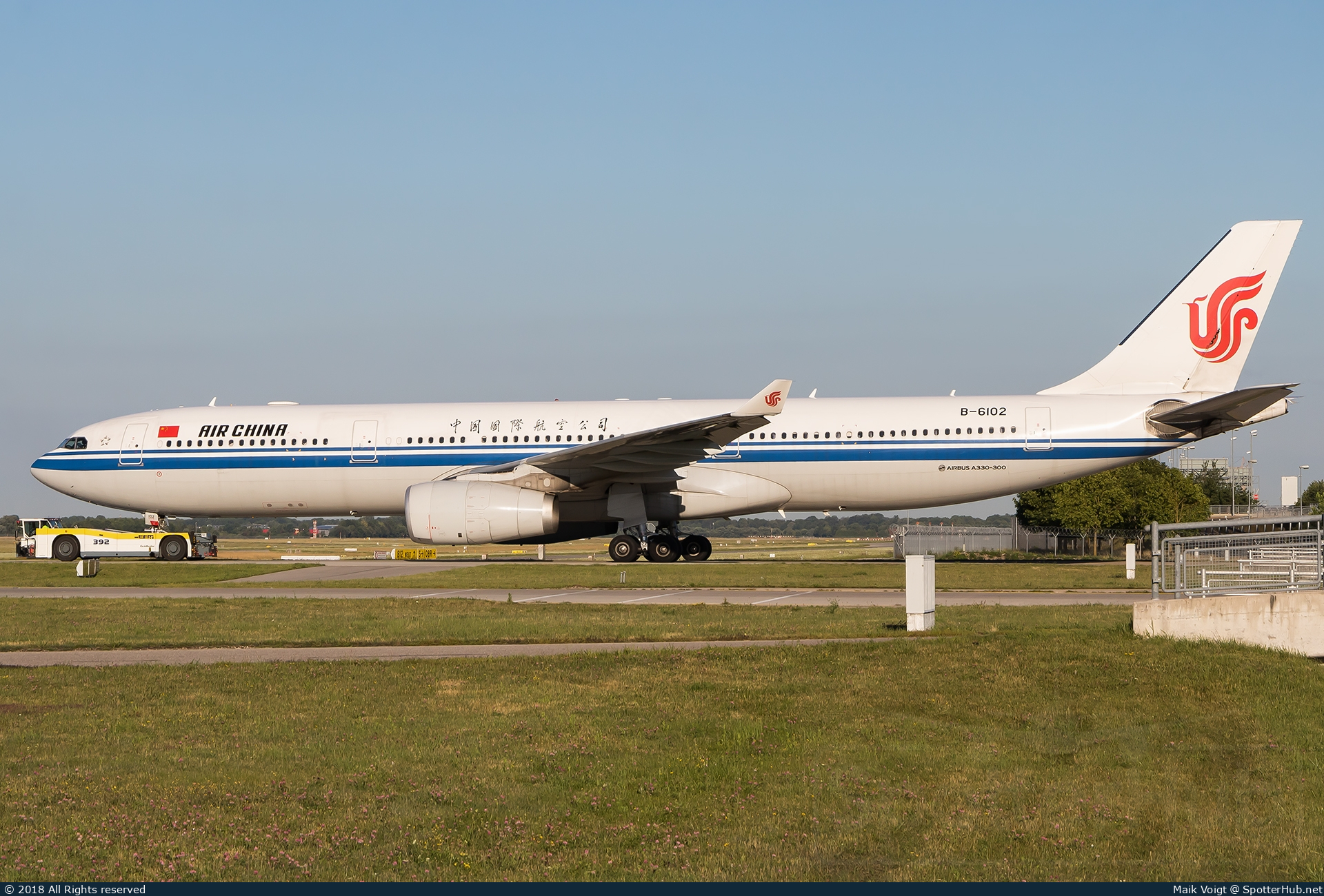 Photo of B-6102 - Airbus A330-343 operated by Air China