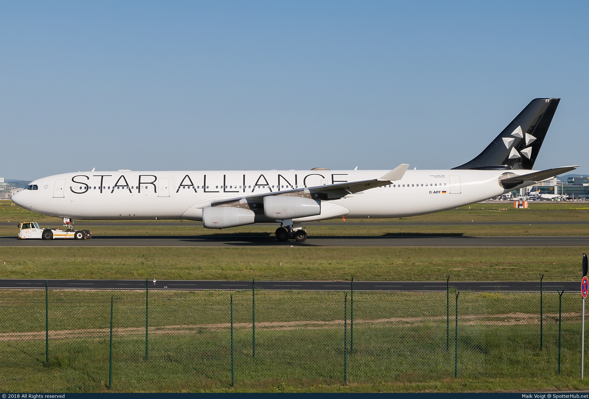 Photo of D-AIFF - Airbus A340-313 operated by Lufthansa CityLine