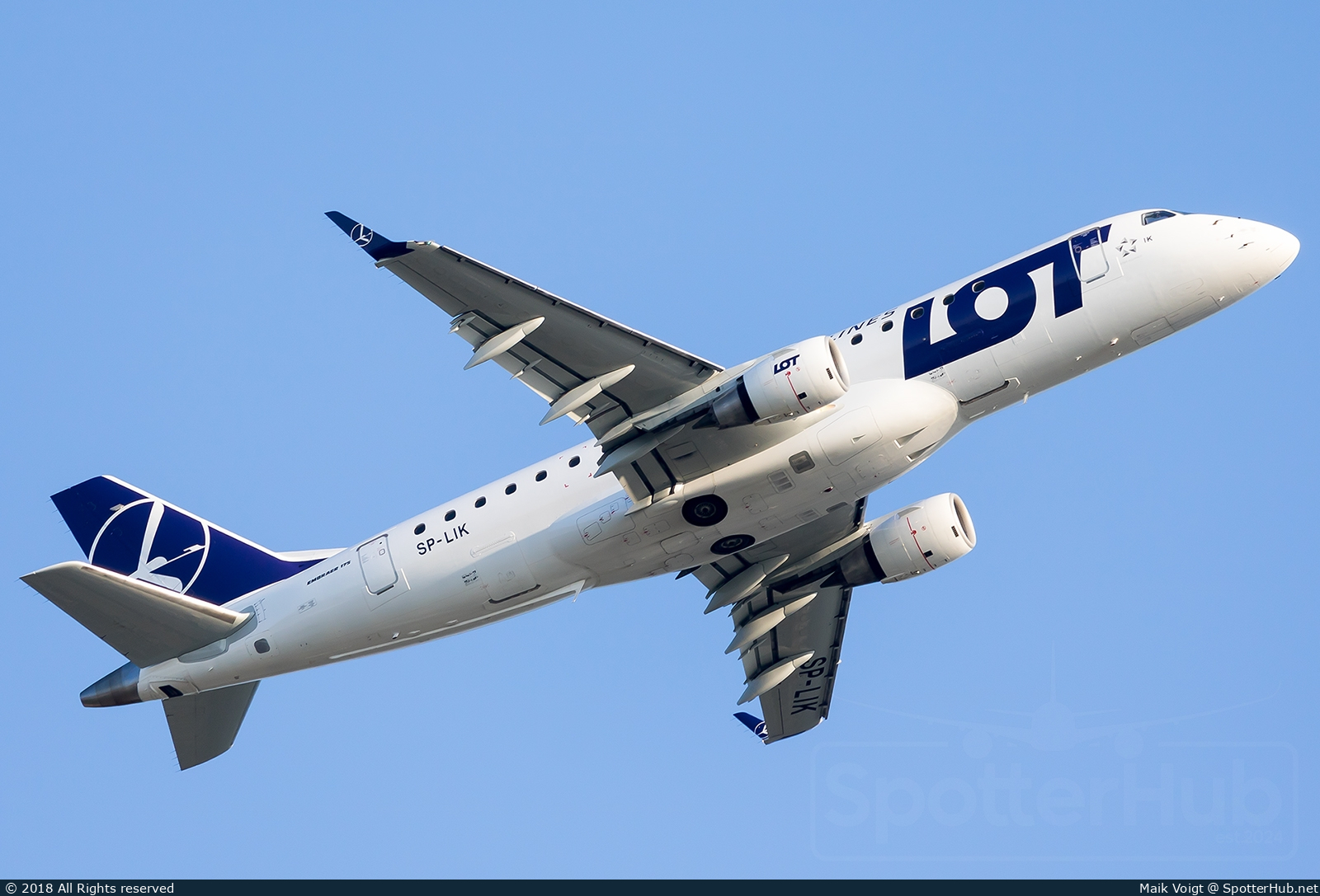 Photo of SP-LIK - Embraer ERJ-175LR operated by LOT Polish Airlines