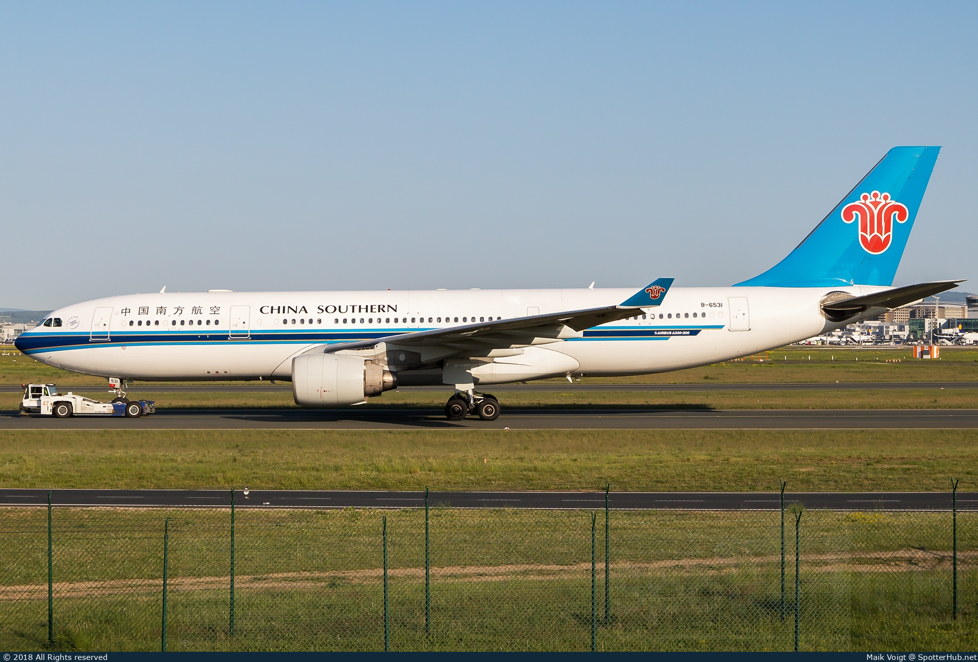 Photo of B-6531 - Airbus A330-223 operated by China Southern Airlines