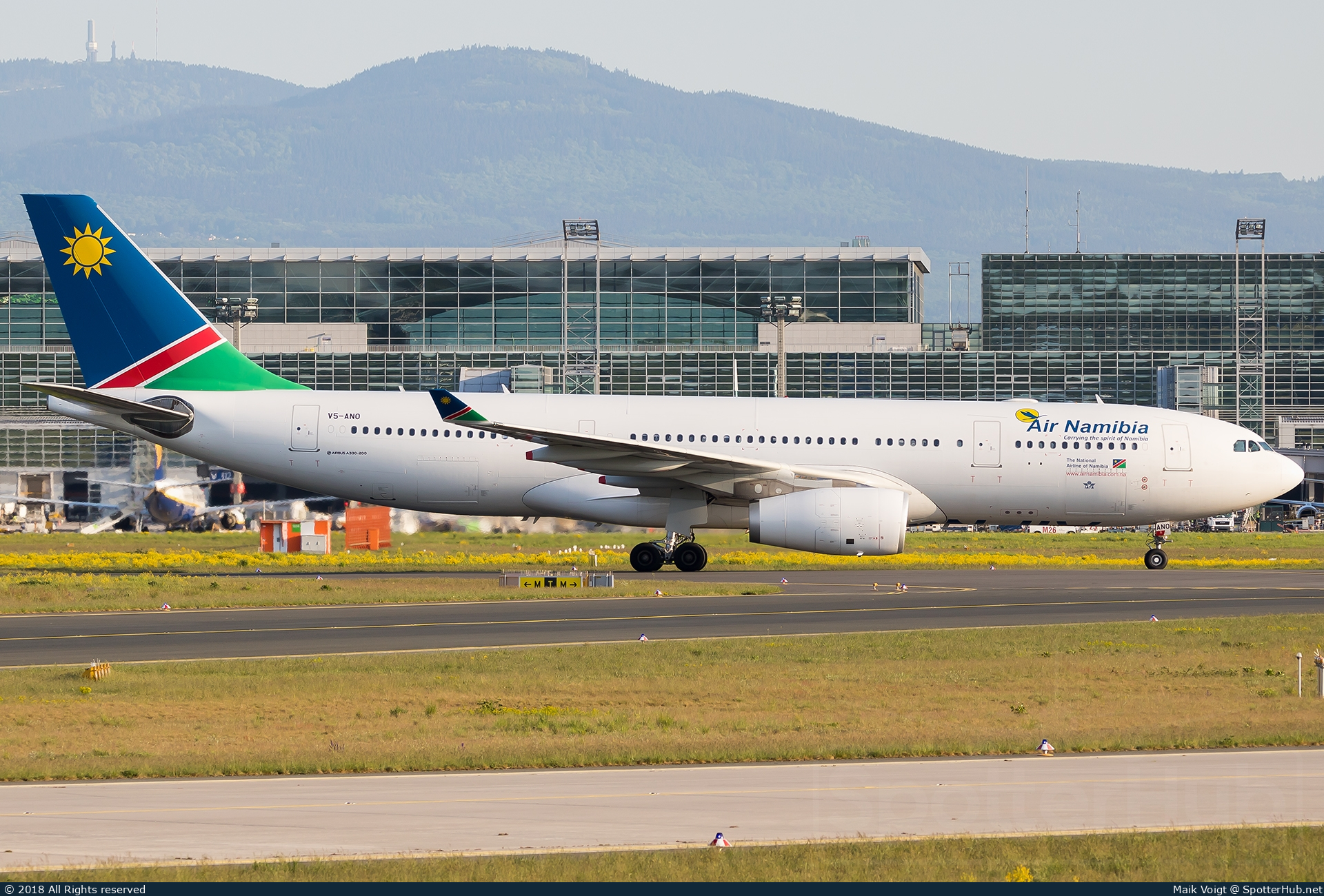 Photo of V5-ANO - Airbus A330-243 operated by Air Namibia