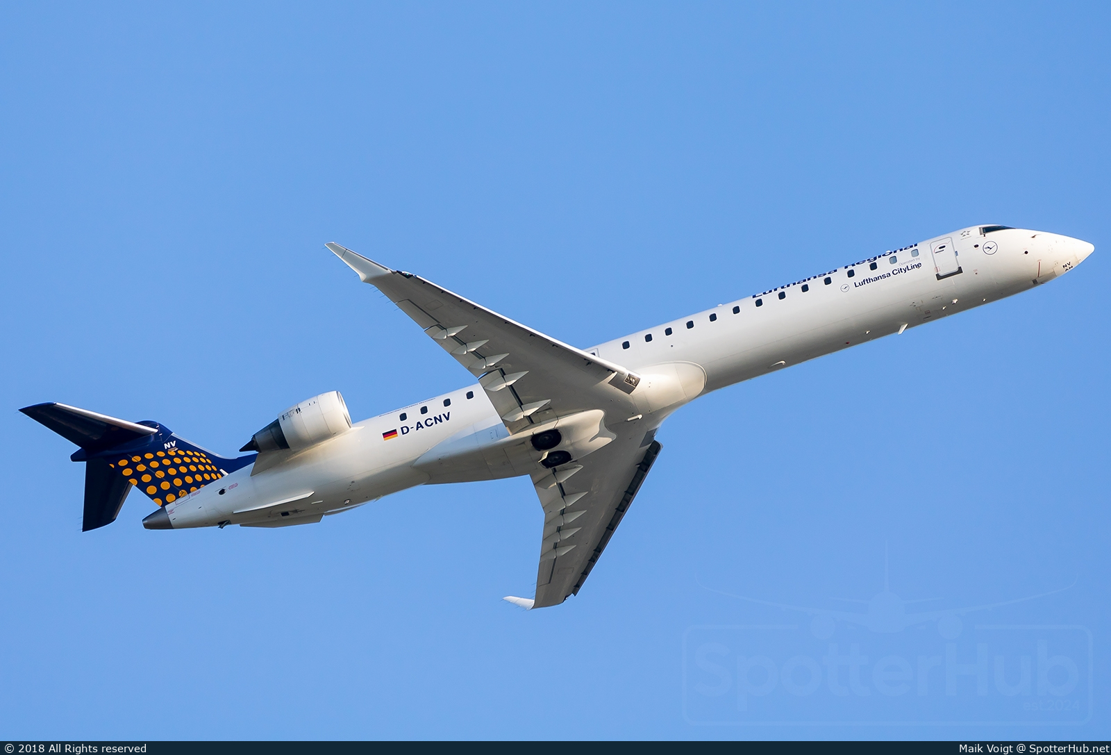 Photo of D-ACNV - Bombardier CRJ-900LR operated by Lufthansa CityLine