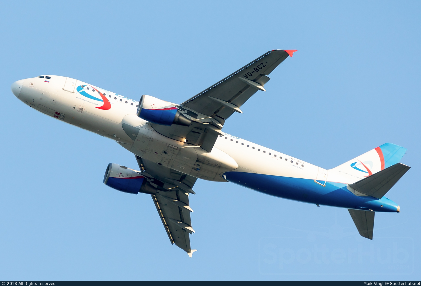 Photo of VQ-BCZ - Airbus A320-214 operated by Ural Airlines