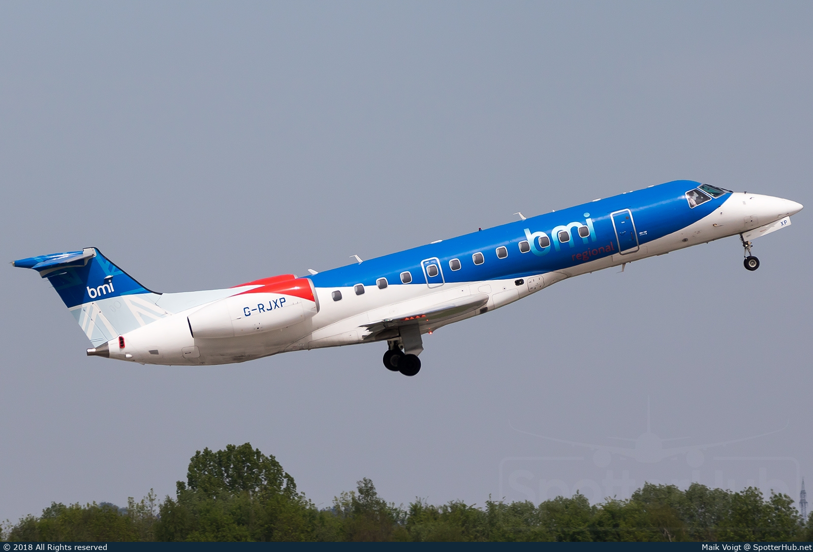 Photo of G-RJXP - Embraer ERJ-135ER operated by bmi Regional
