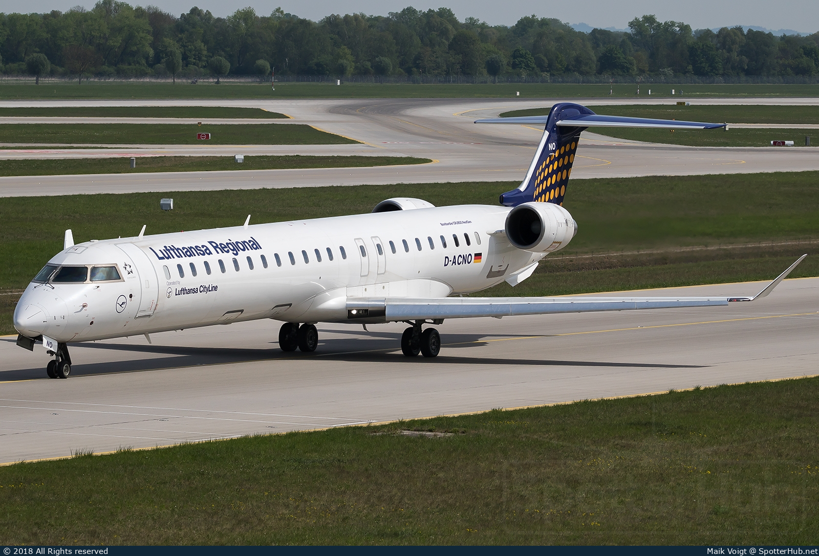 Photo of D-ACNO - Bombardier CRJ-900LR operated by Lufthansa CityLine