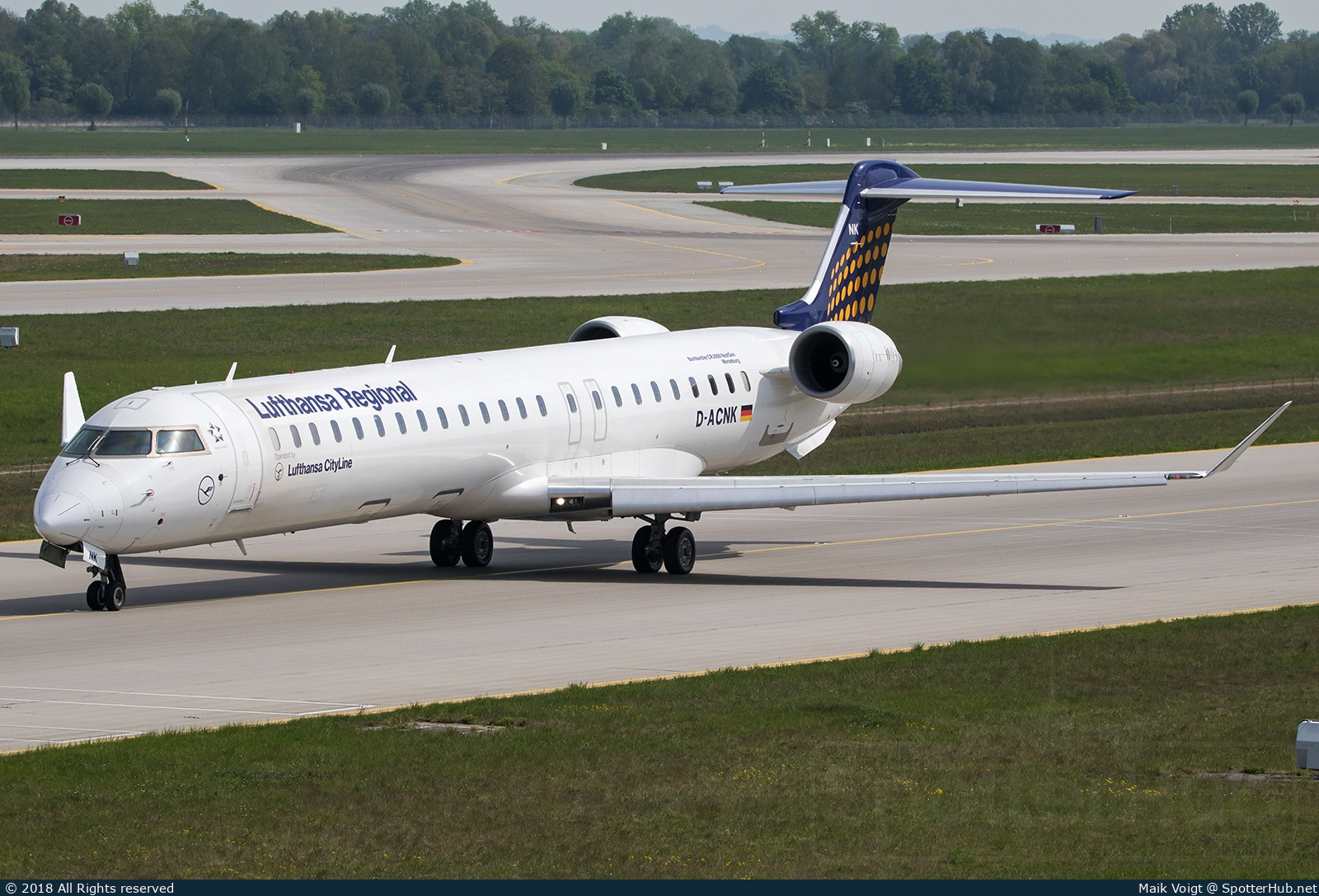 Photo of D-ACNK - Bombardier CRJ-900LR operated by Lufthansa CityLine