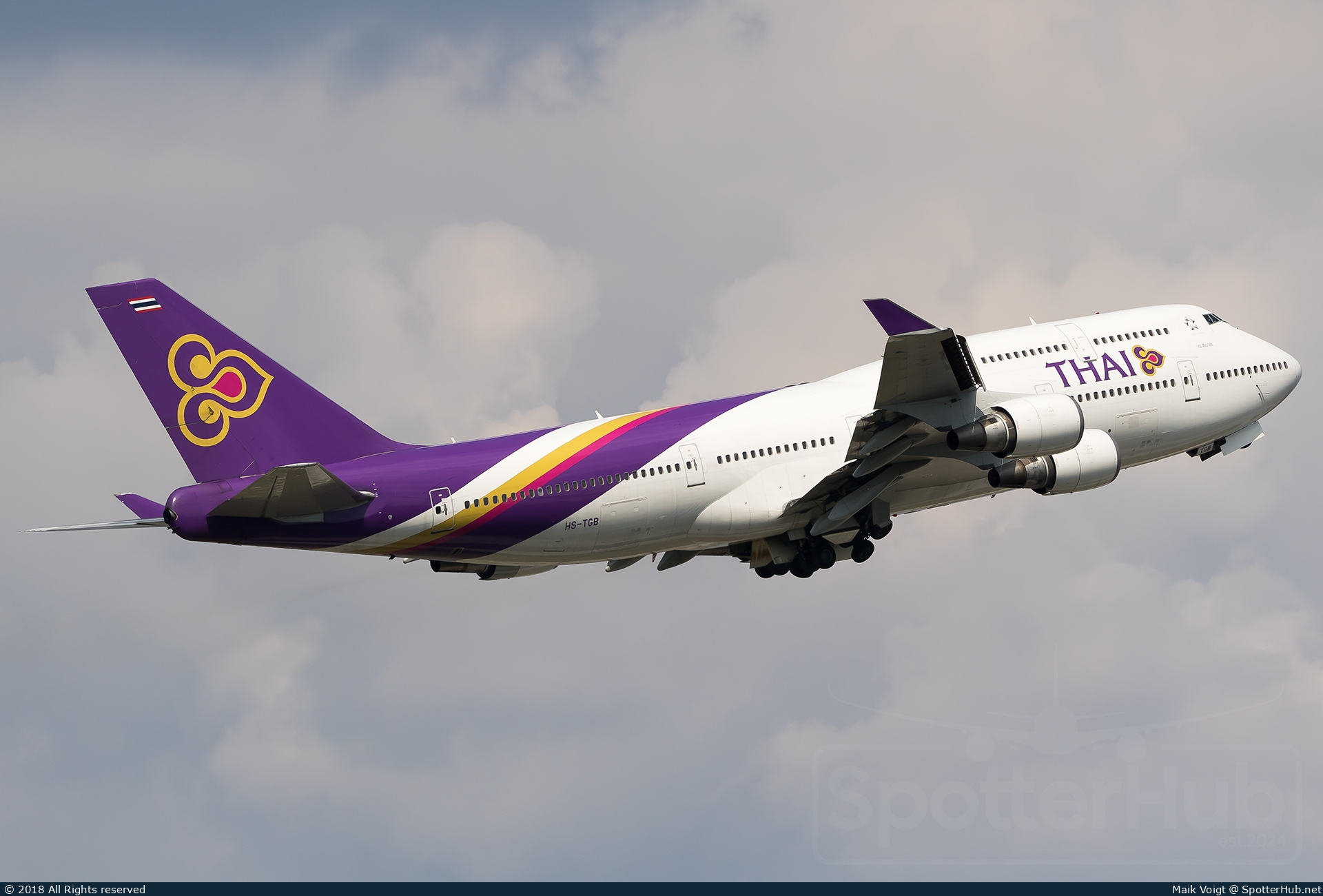 Photo of HS-TGB - Boeing 747-4D7 operated by Thai Airways International
