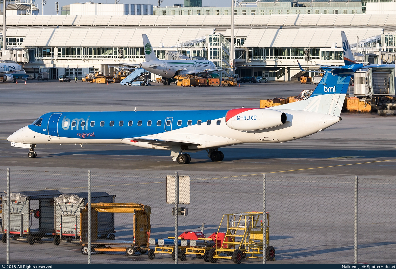 Photo of G-RJXC - Embraer ERJ-145EP operated by bmi Regional