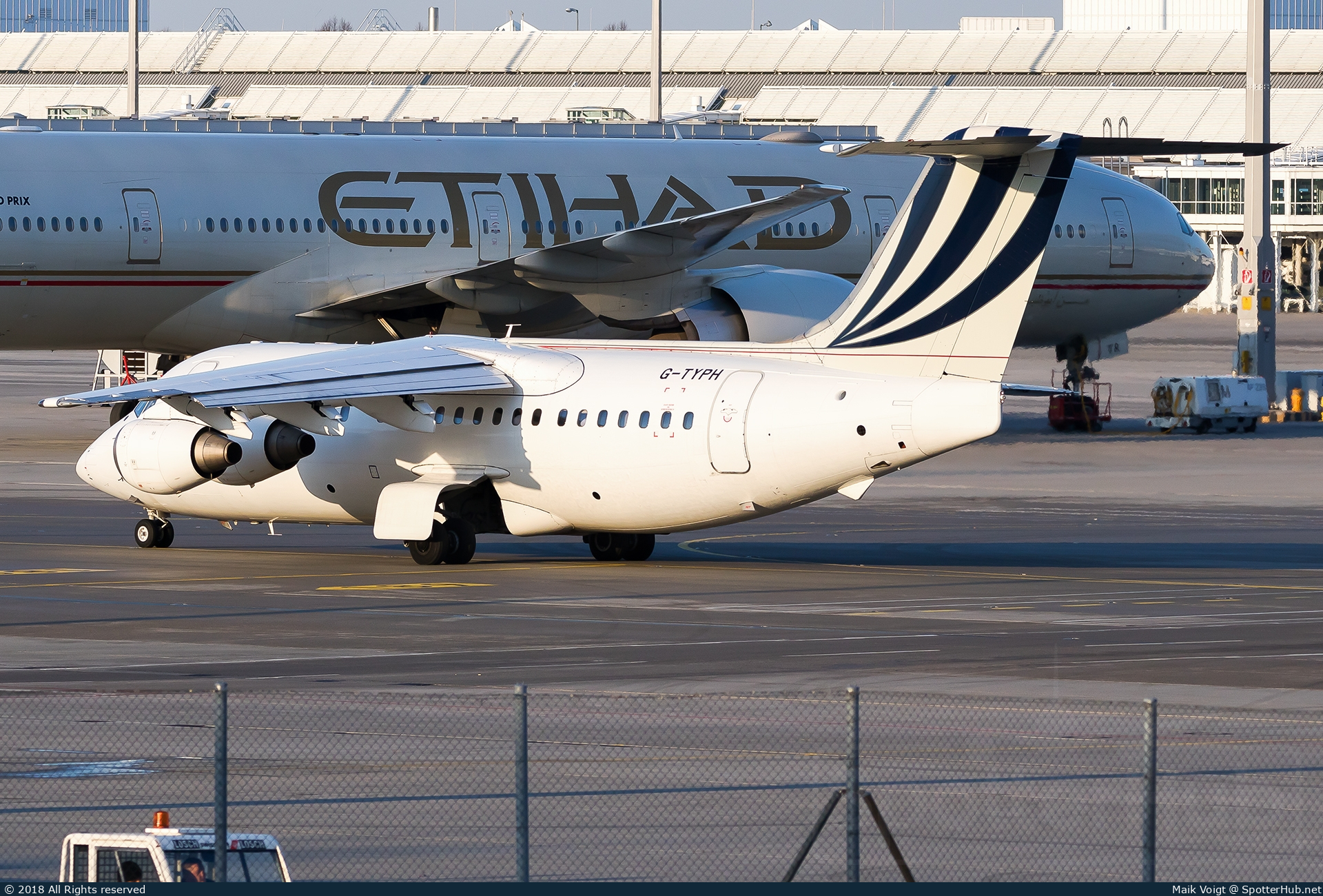 Photo of G-TYPH - British Aerospace 146-200 operated by BAe Systems