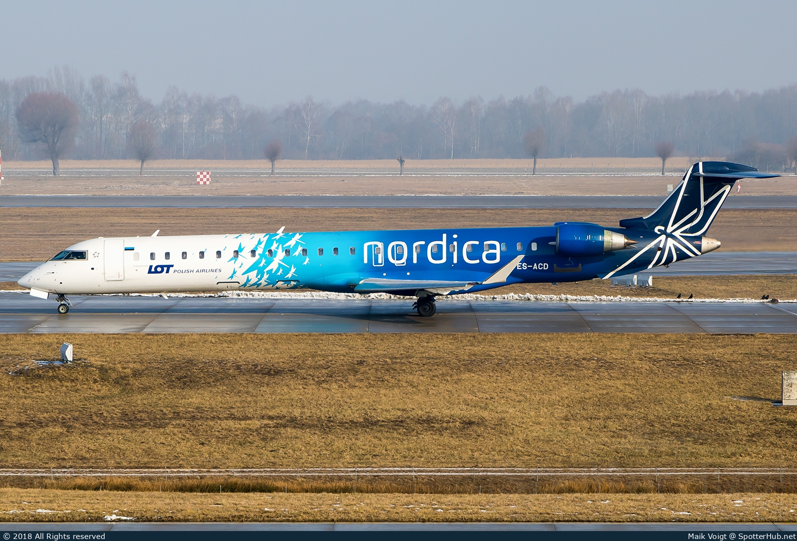 Photo of ES-ACD - Bombardier CRJ-900ER operated by Nordica (opb Regional Jet)