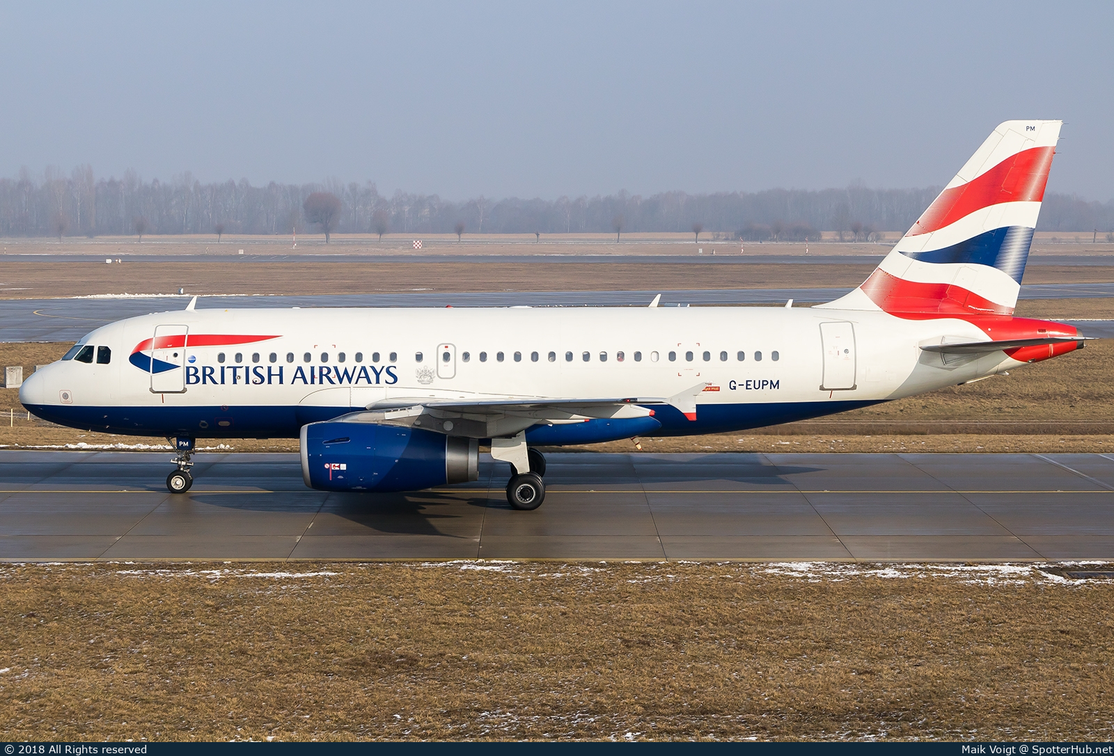 Photo of G-EUPM - Airbus A319-131 operated by British Airways